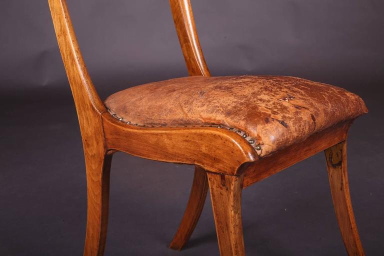 19th Century Empire Klismos Saber-Legs Chair 1