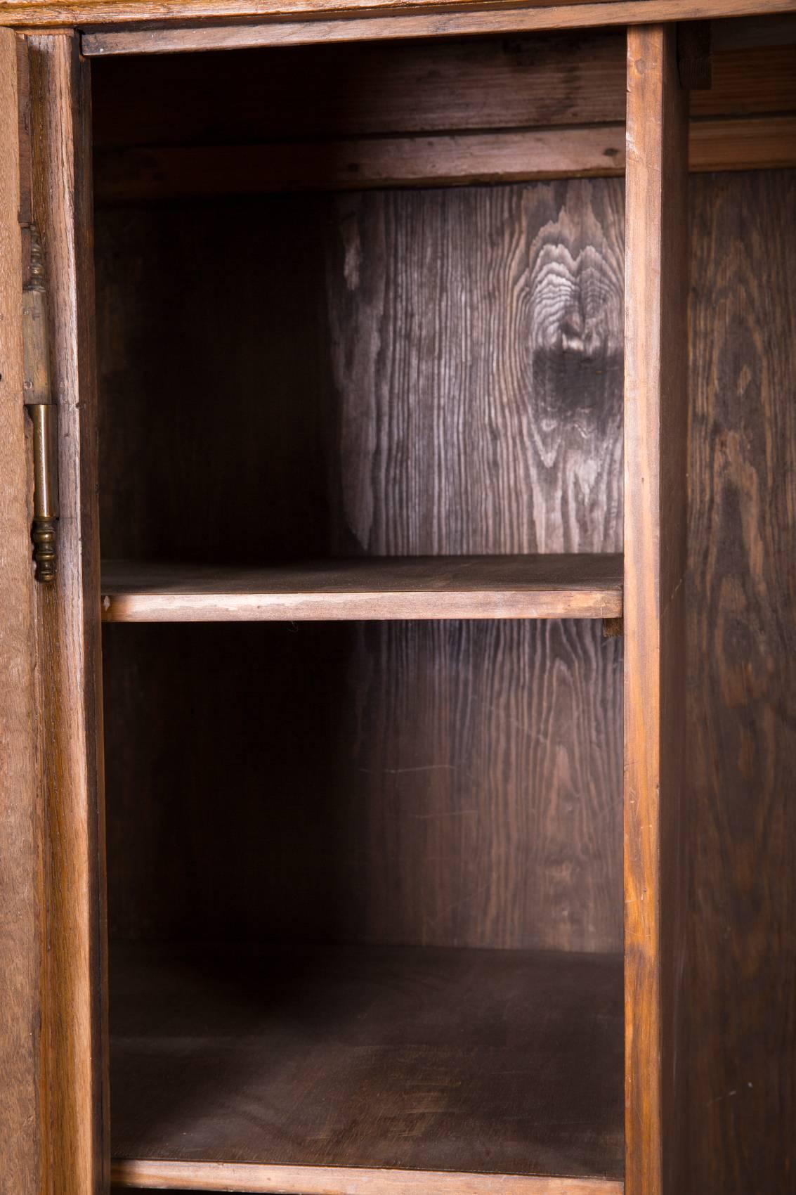 18th Century Baroque Oak Cupboard 2