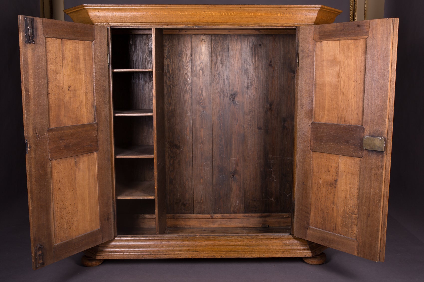 18th Century Baroque Oak Cupboard At 1stdibs