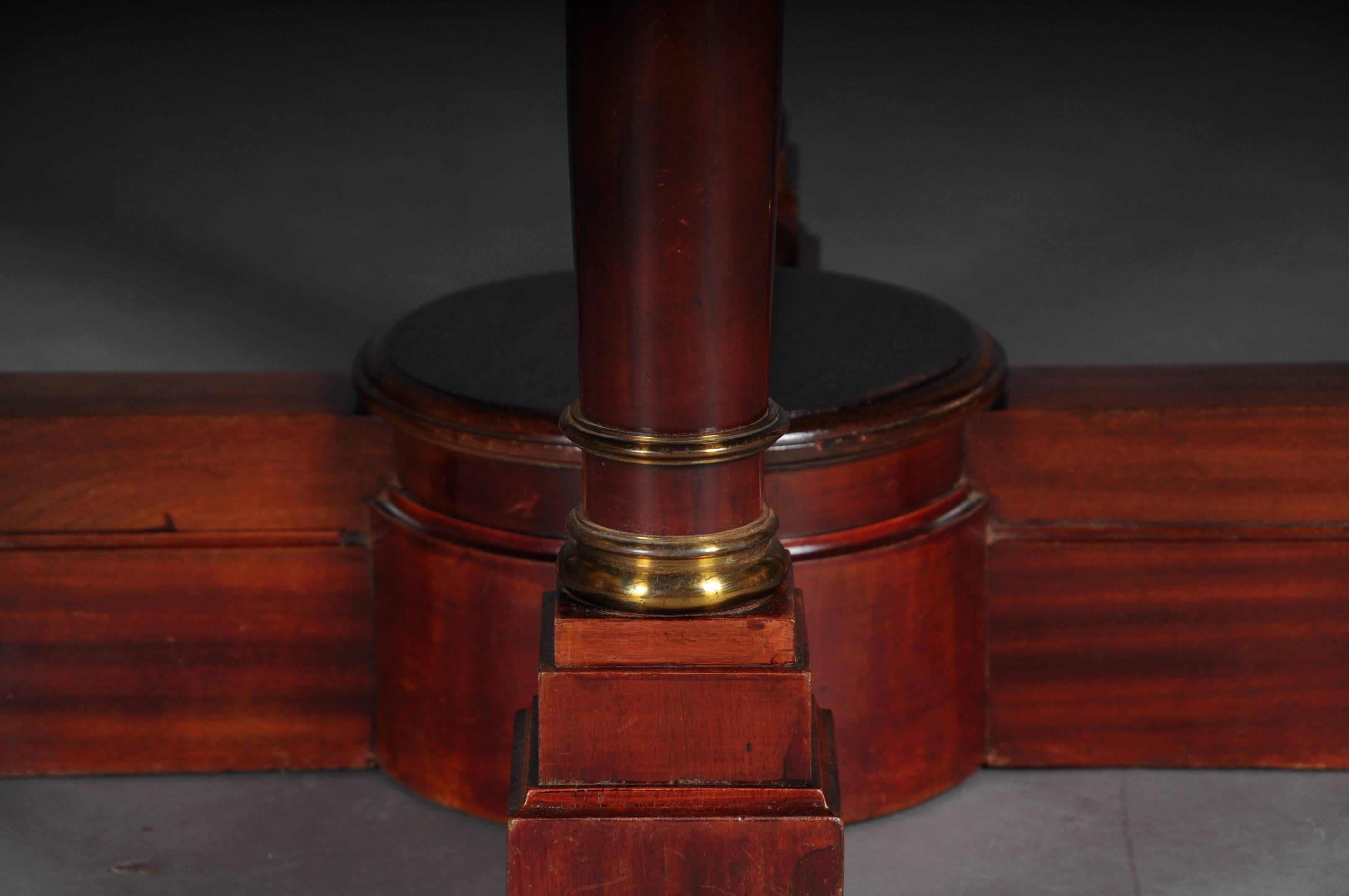 Mahogany 19th Century Empire Salon Table, 1890