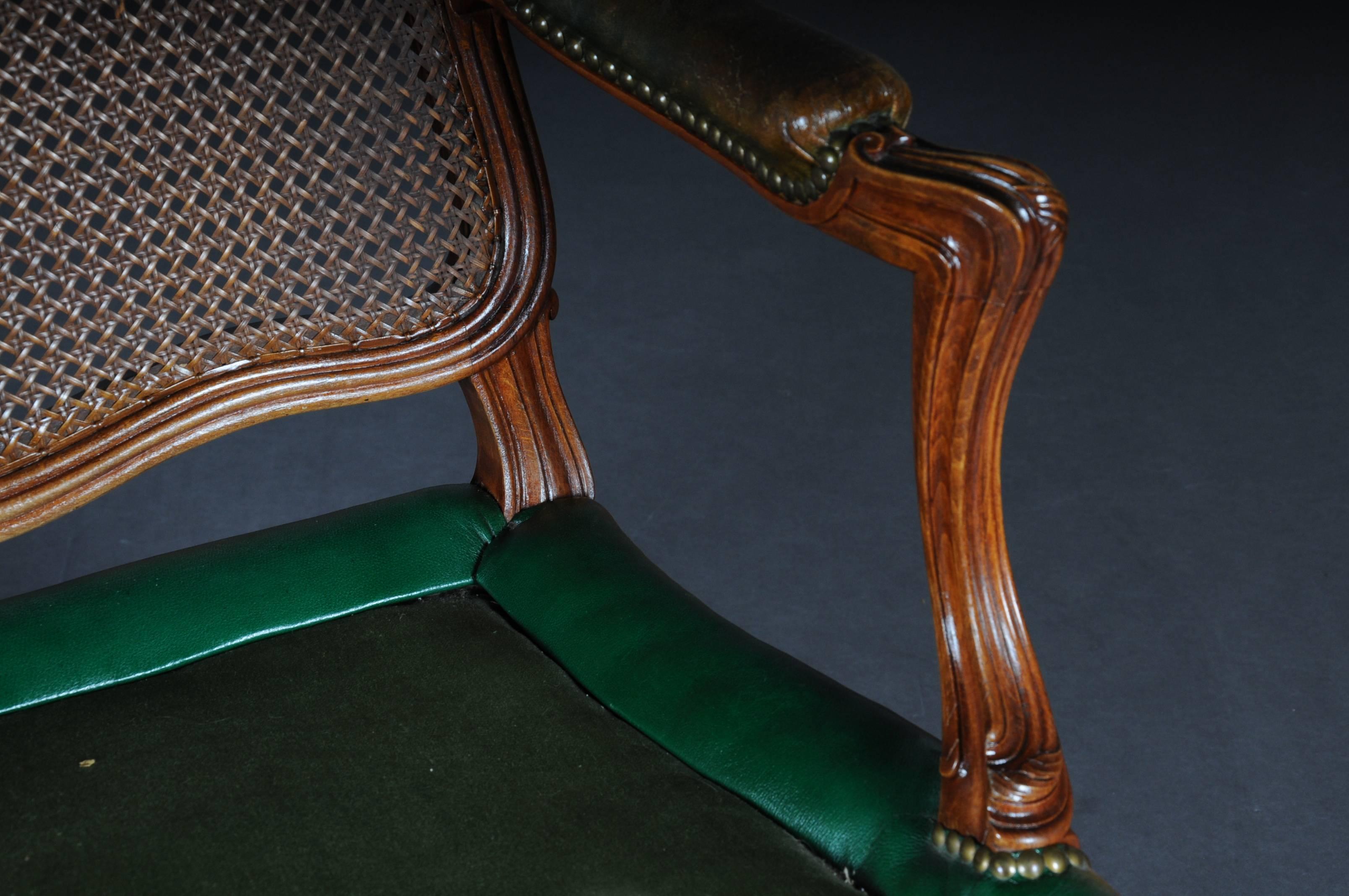 19th Century Pair of Louis Quinze XIV Armchairs For Sale 3