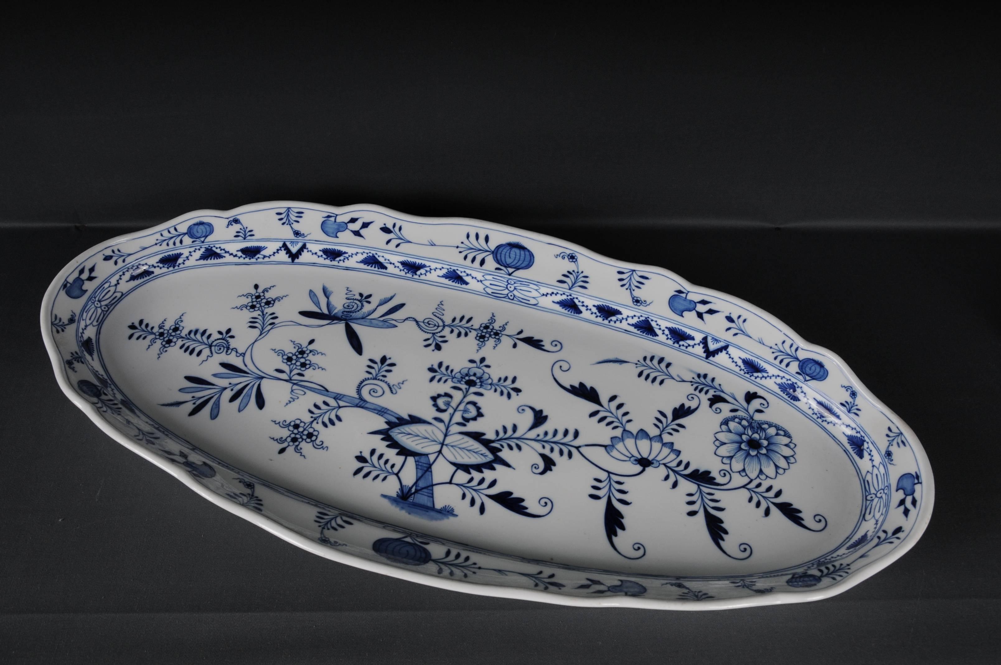 19th Century Meissen Fish Plate, circa 1860 4