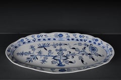 19th Century Meissen Fish Plate, circa 1860