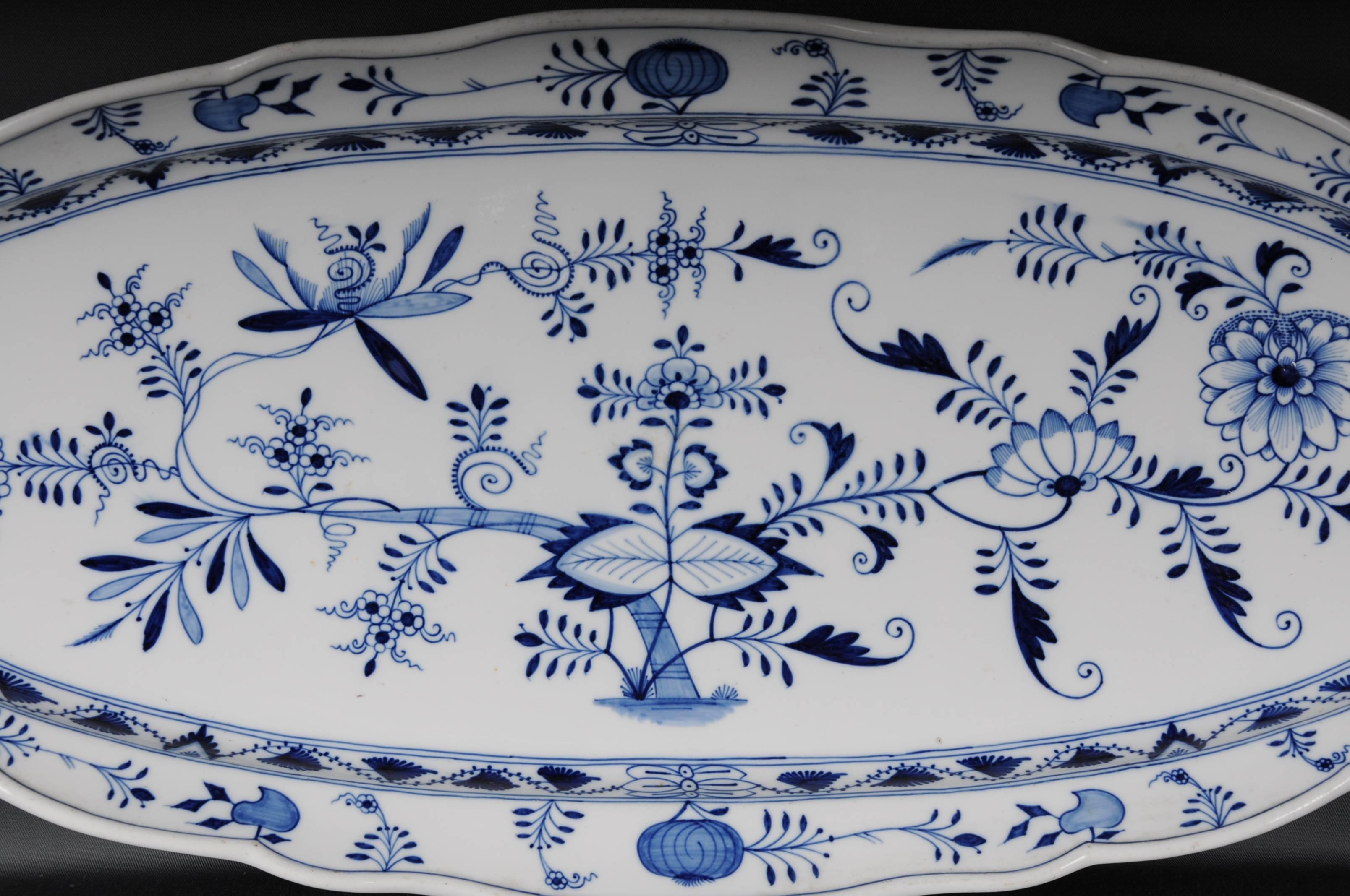 Fischteller aus Meissen des 19. Jahrhunderts, um 1860 im Zustand „Gut“ in Berlin, DE