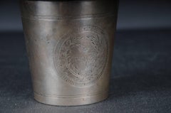 Exclusive 830 Silver Cup Denmark Holger Kyster wreath engraving