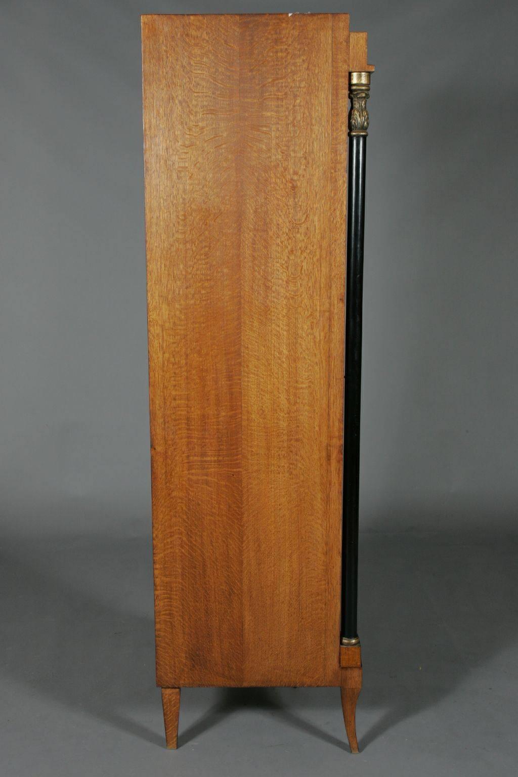 20th Century Biedermeier Style Palisander Veneer Corner Vitrine For Sale 5