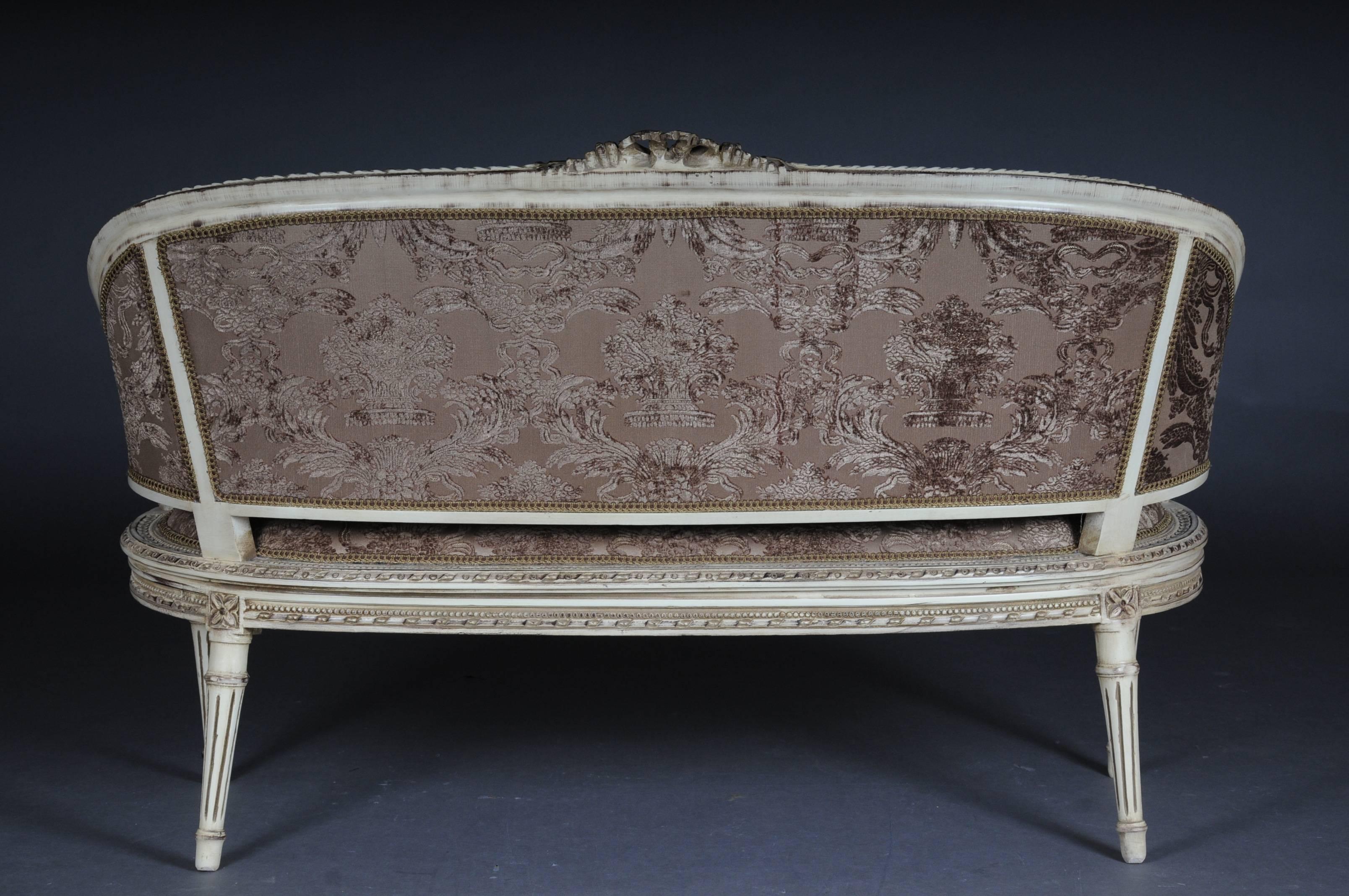 Schönes Sofa aus Canape im Louis-XVI-Stil (20. Jahrhundert) im Angebot