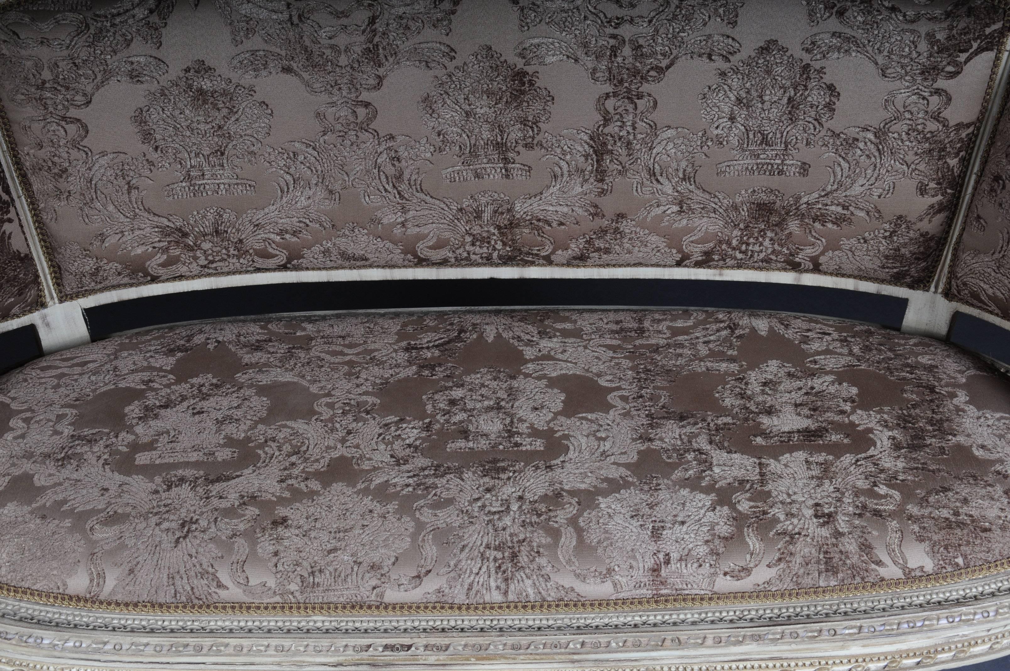 Schönes Sofa aus Canape im Louis-XVI-Stil im Angebot 3
