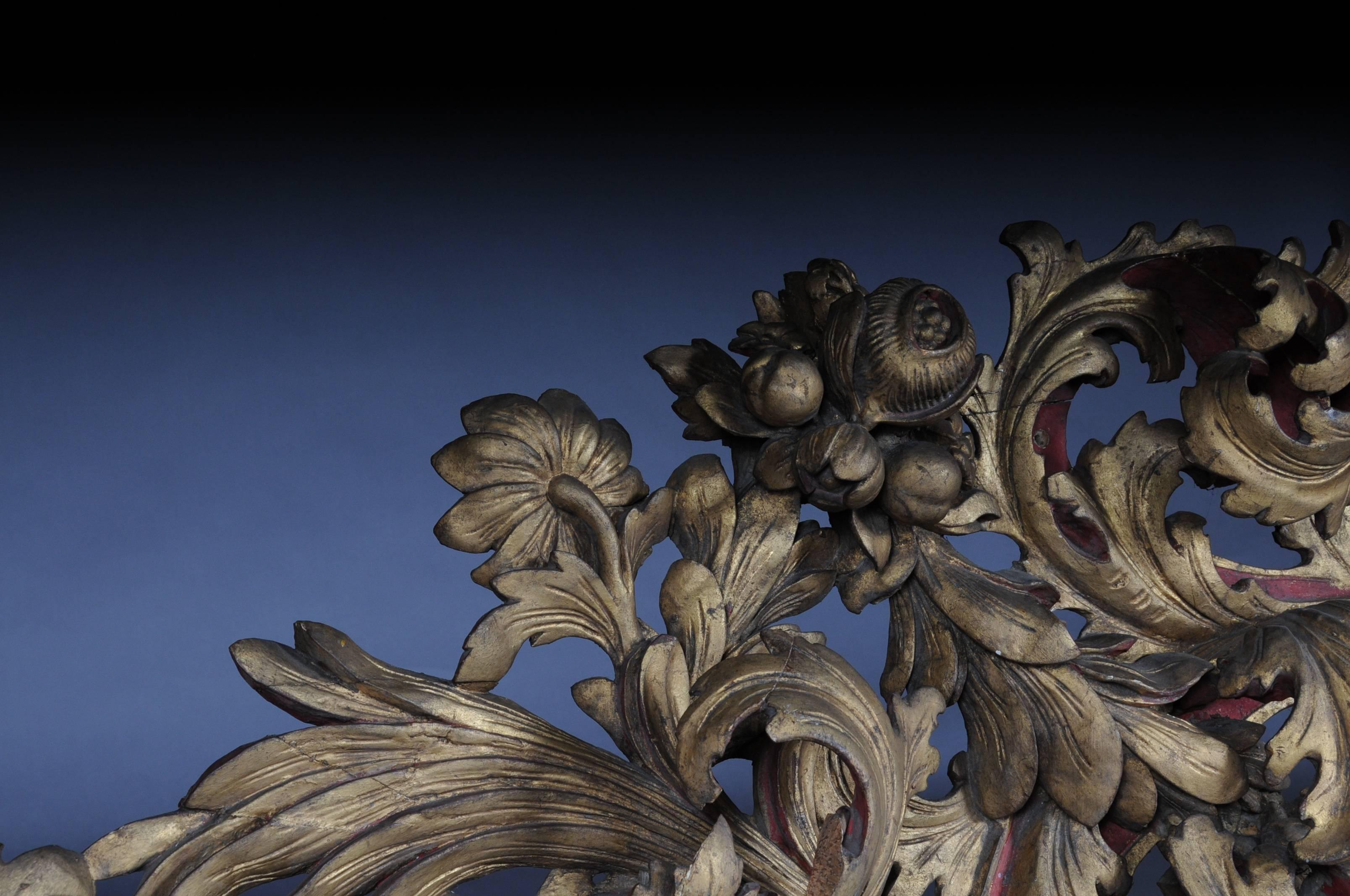 Large Baroque Supraporte / Ornamental Element, Mid-18th Century For Sale 2
