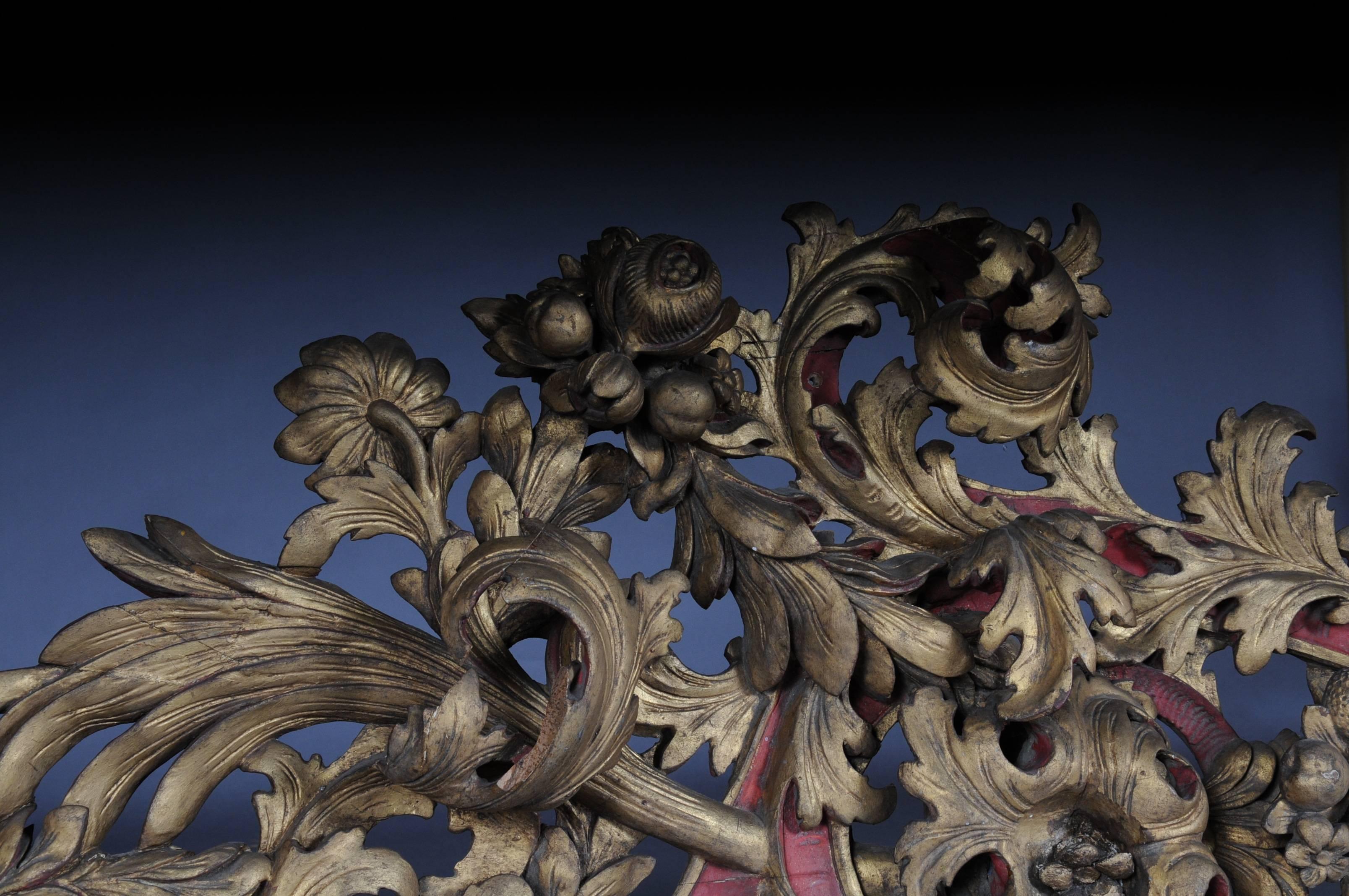Large Baroque Supraporte / Ornamental Element, Mid-18th Century For Sale 3