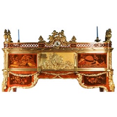 Imposing roll-up desk after by Jean-Henri Riesener, France, 20th century, Paris
