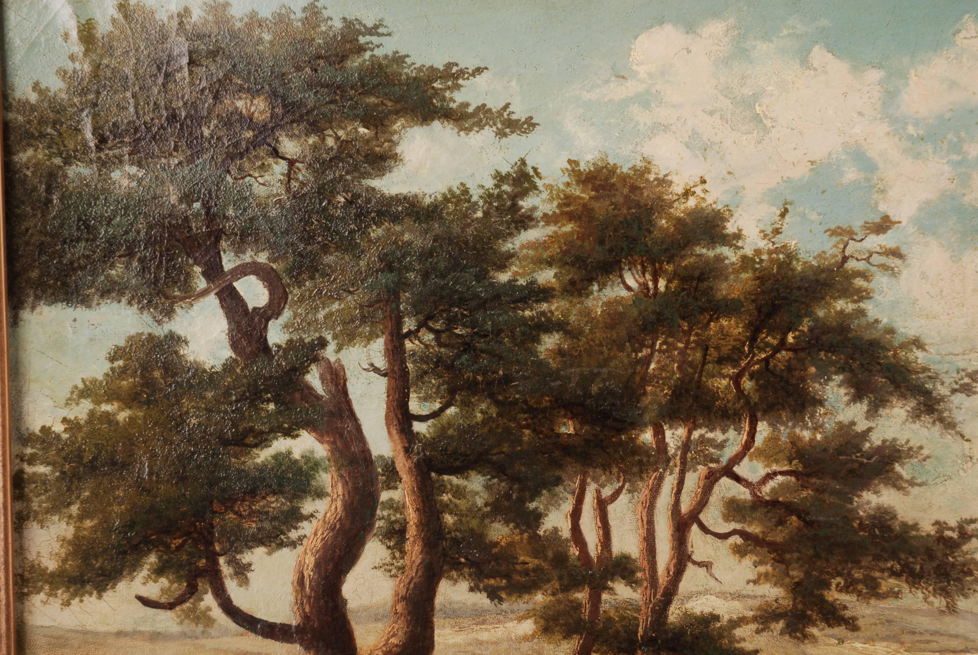 19. Jahrhundert Landschaft Ölgemälde (Deutsch) im Angebot