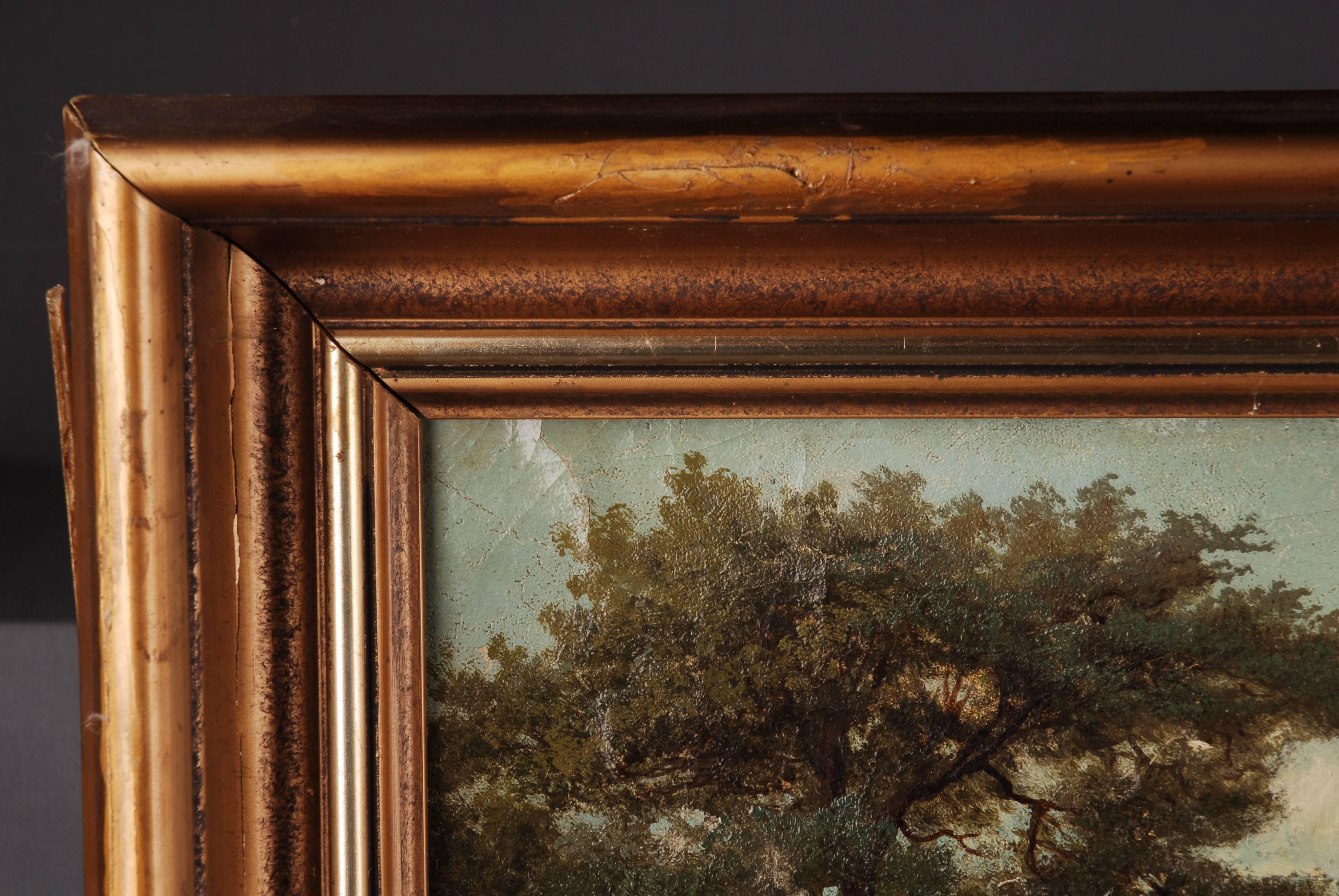 19th Century Landscape Oil Painting For Sale 3
