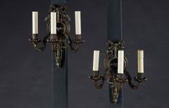 20th Century Napoleon III in the Louis Seize Style Wall Appliques