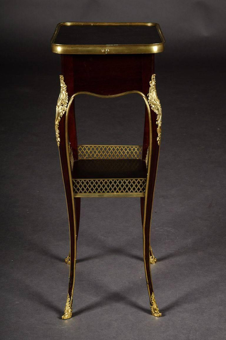 Gilt 19th Century Napoleon III Henry Dasson Side Table