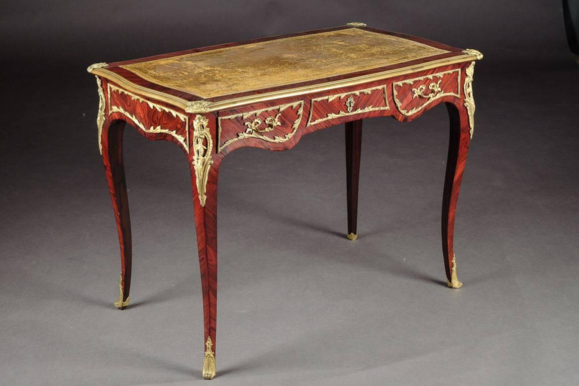 19. Jahrhundert Napoleon III. Damen-Büroplattentisch (Französisch) im Angebot