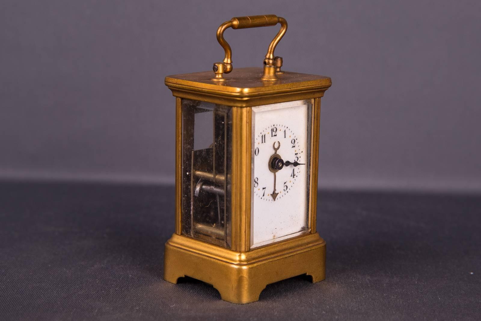 antique travel clock