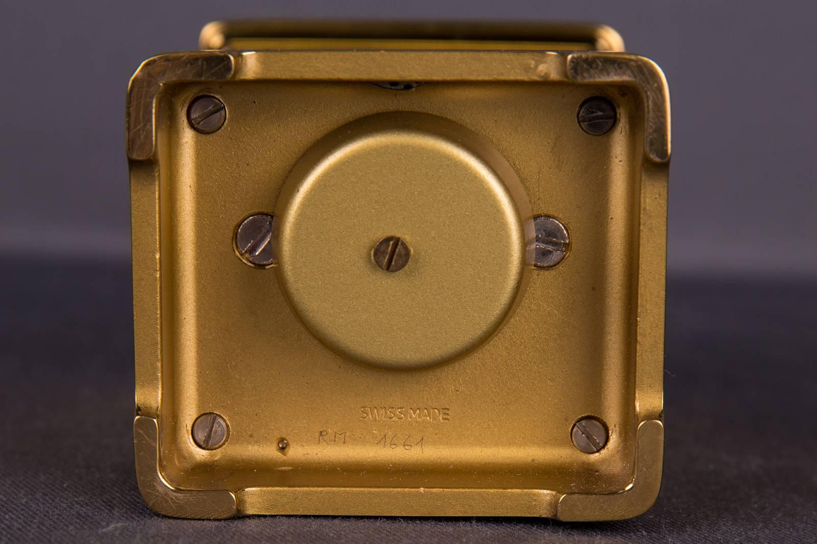 20th Century Neoclassical Travel Watch Alarm Clock Swiss Made Matthew Norman 2