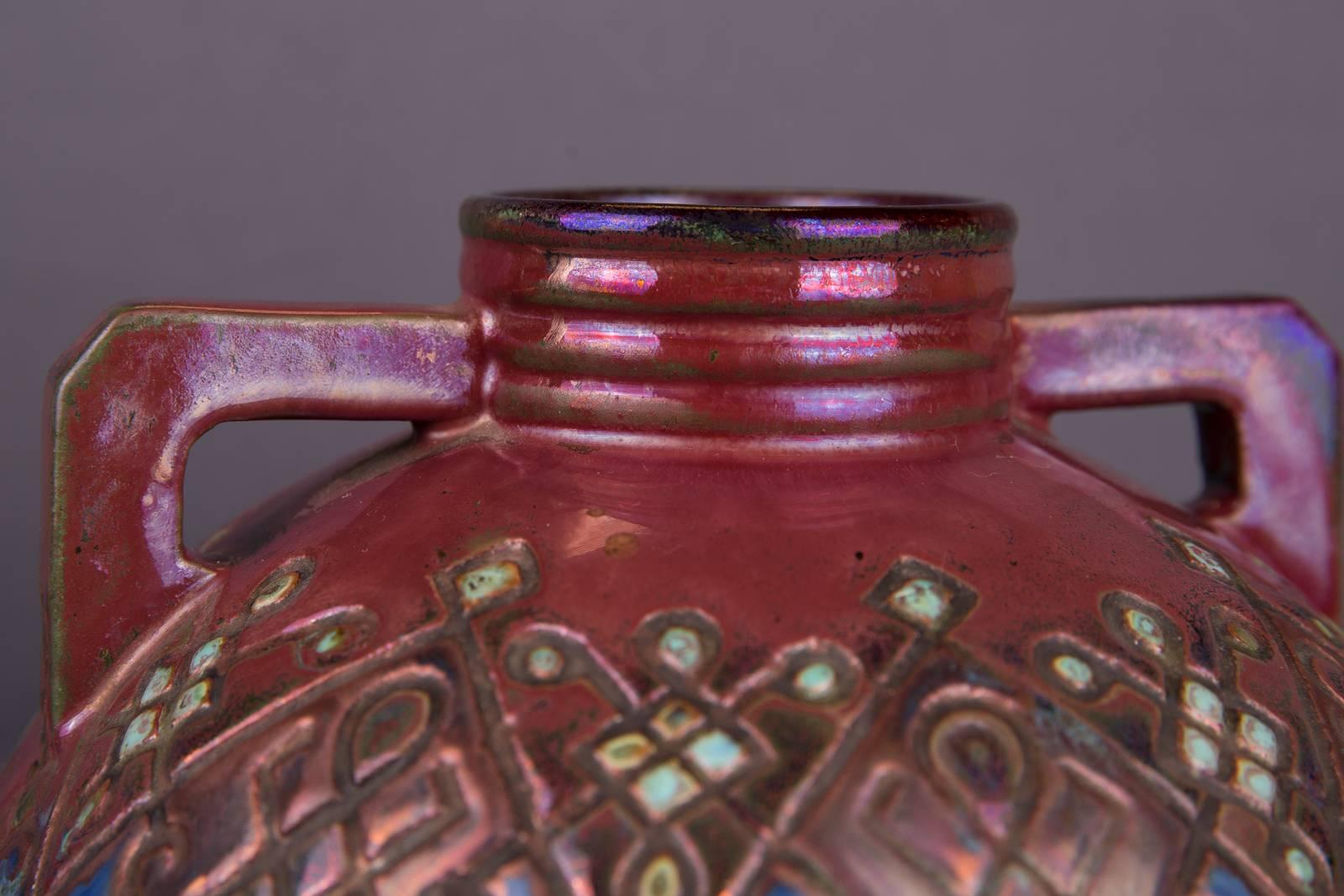 19th Century Art Nouveau Ceramic Vase In Excellent Condition For Sale In Berlin, DE