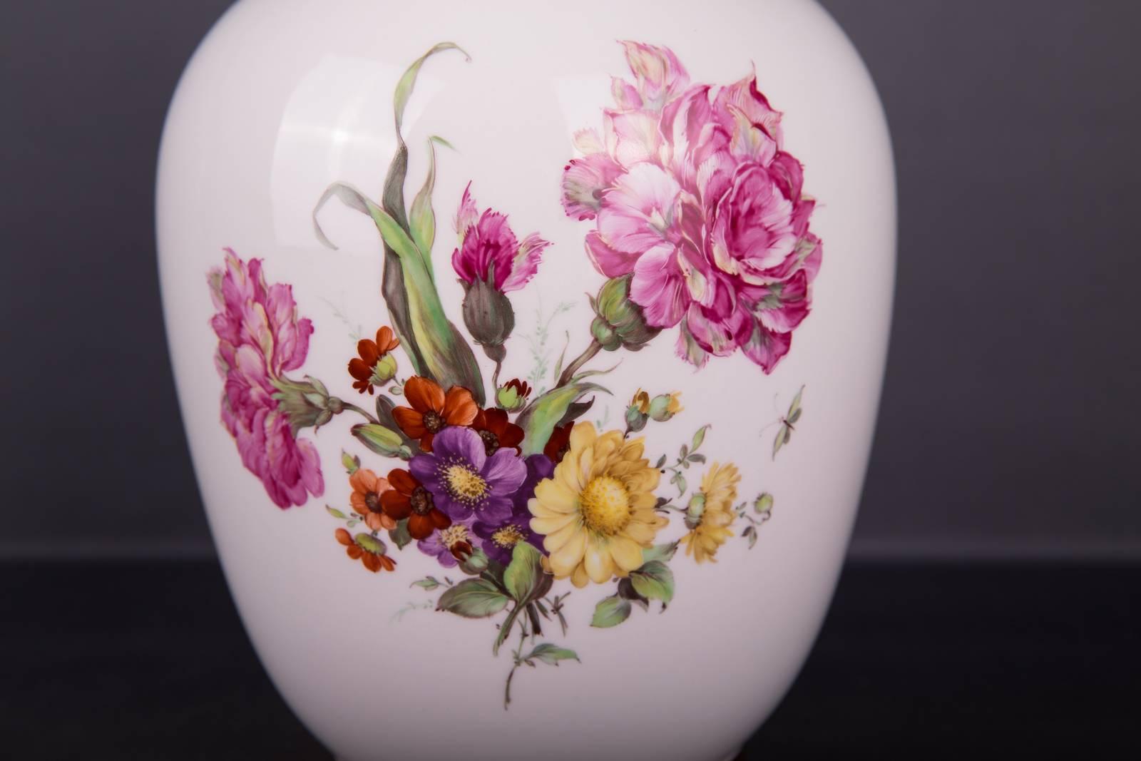 Fin du 20e siècle Vase pot-pourri KPM Berlin du 20ème siècle Breslauer Stadtschloss en vente