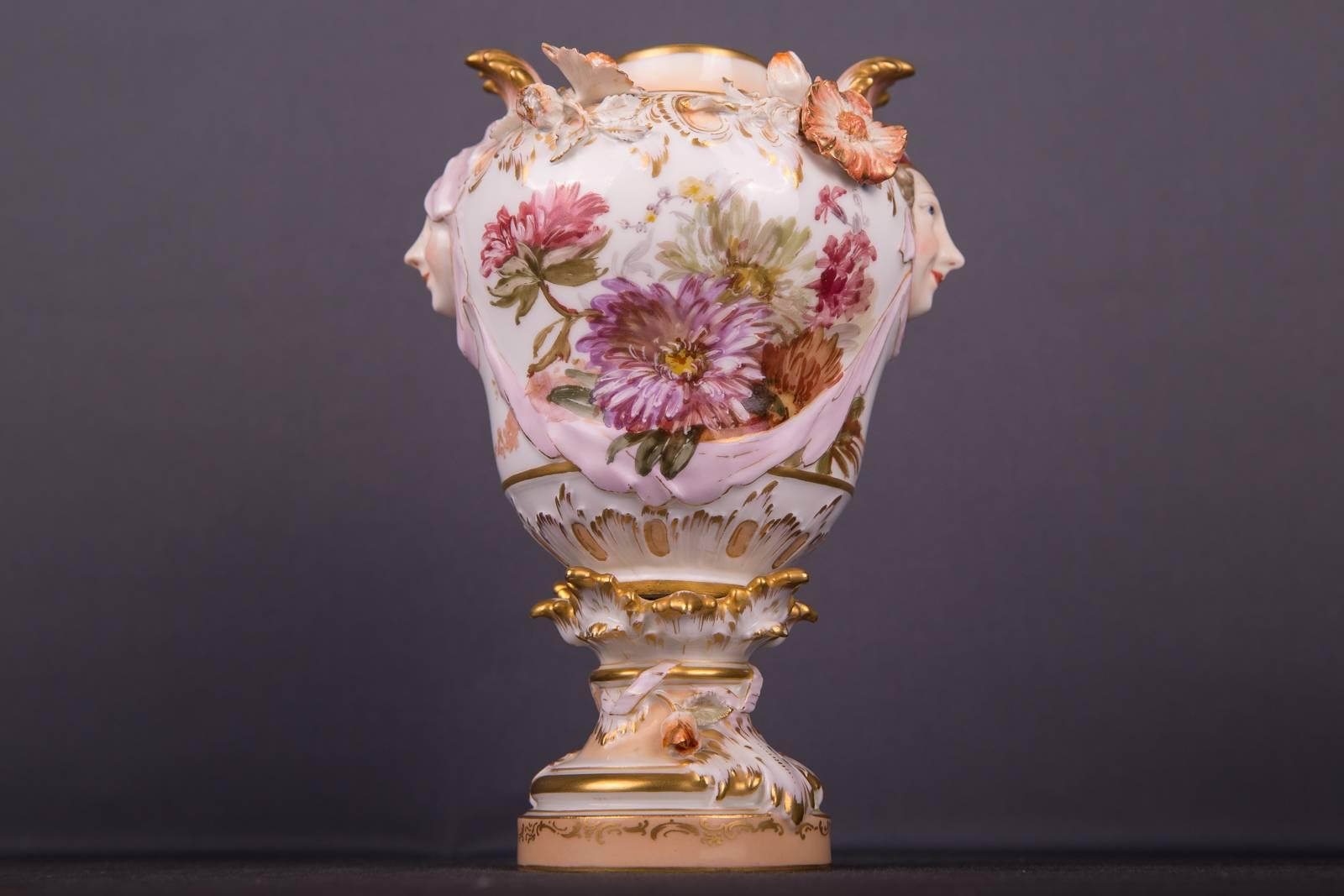 19th Century Rare KPM Berlin Soft-Paste-Paint Vase Potpourri 2