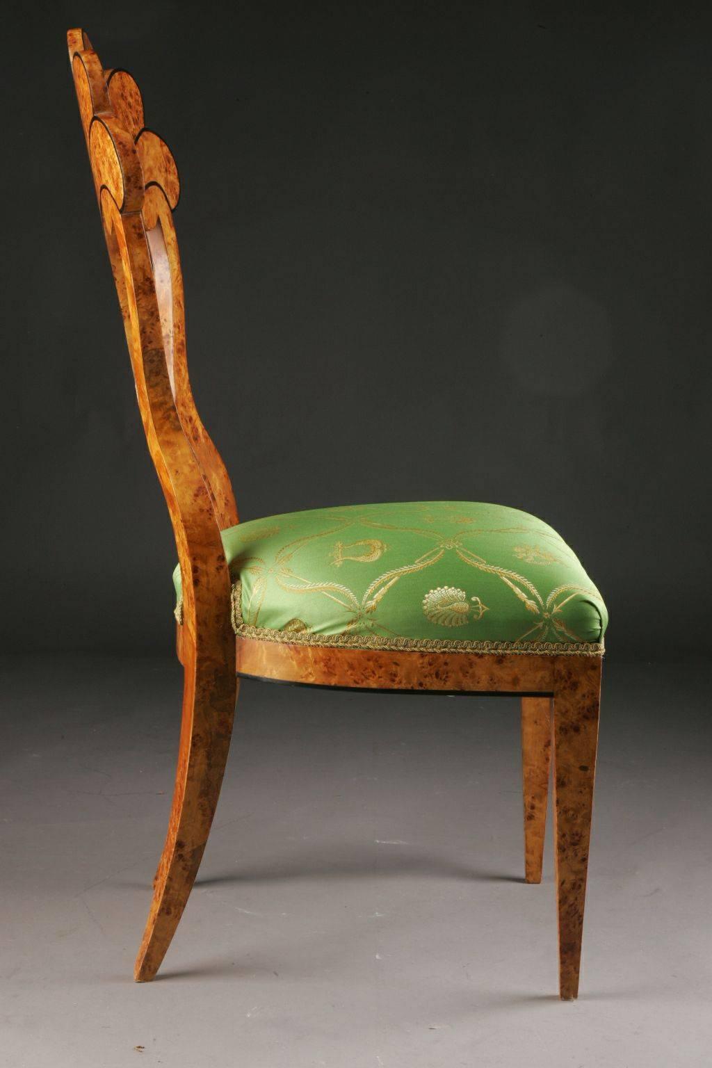 20th Century Vienna Biedermeier Style Fan-Formed Chair 2