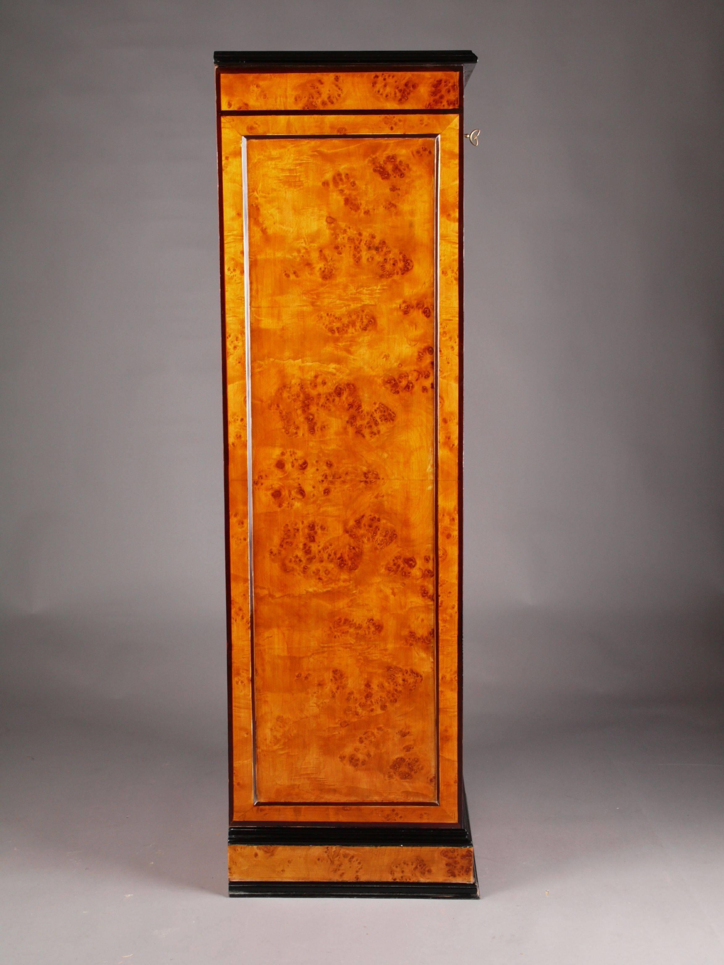 Veneer 20th Century Roll-Door Cupboard For Sale