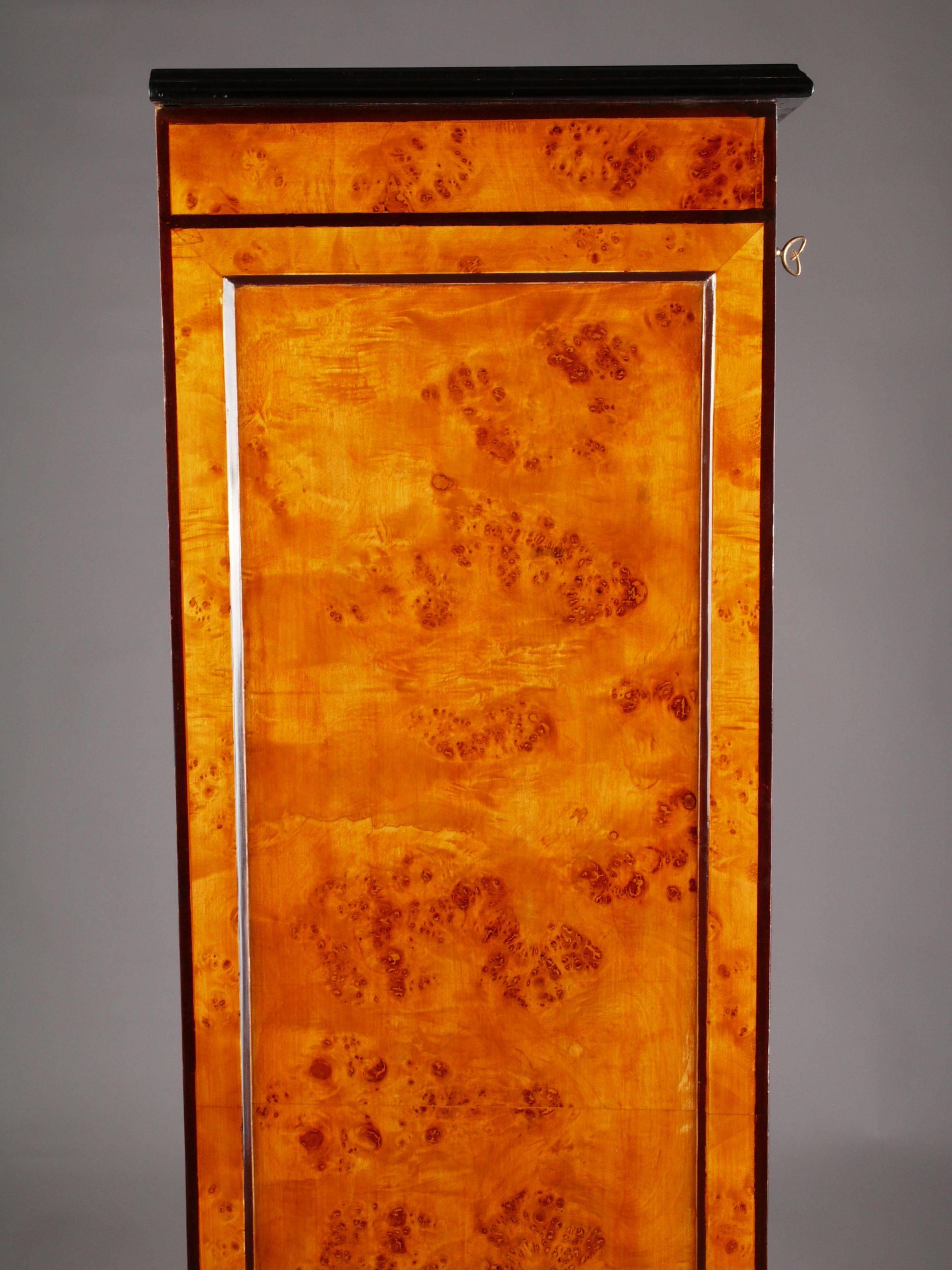 Wood 20th Century Roll-Door Cupboard For Sale