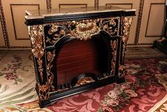 Chimenea estilo Luis XV del siglo XX