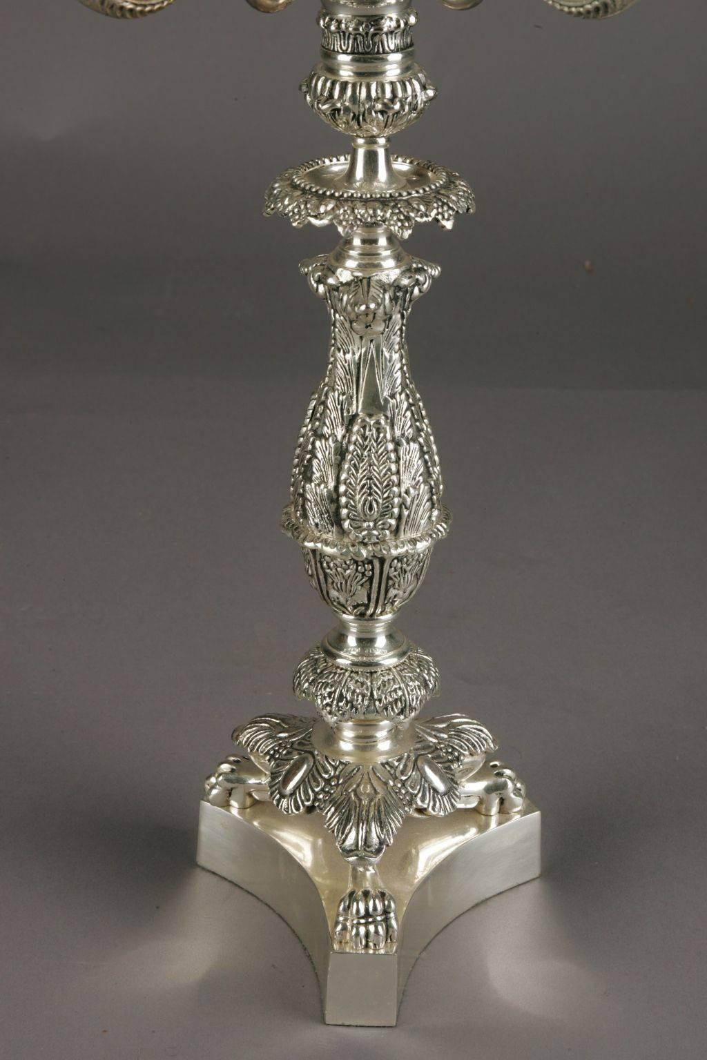 20th Century Empire Style Candelabra For Sale 1