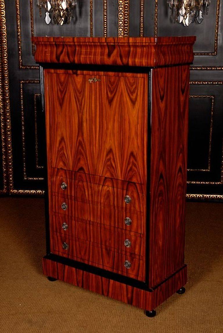 Wood 20th Century Biedermeier Style Secretaire