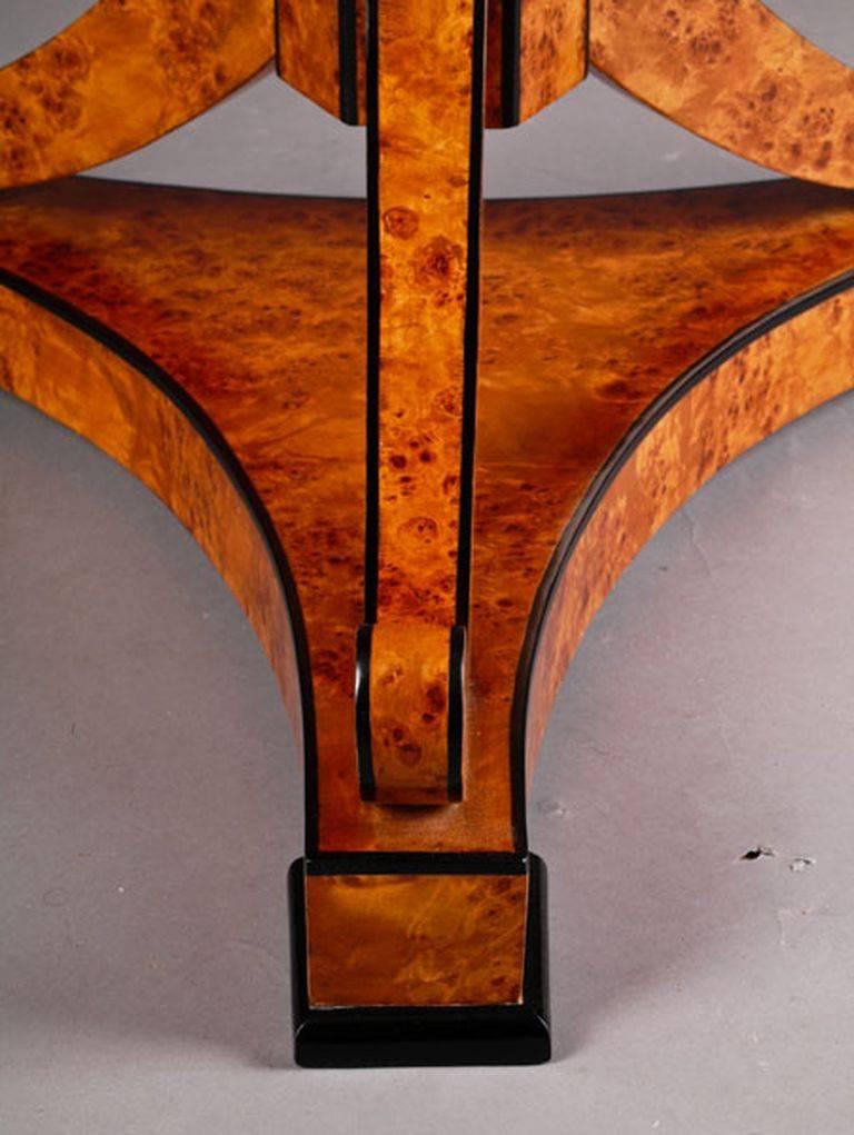 20th Century Biedermeier Style Round Drop-Leaf Table 1