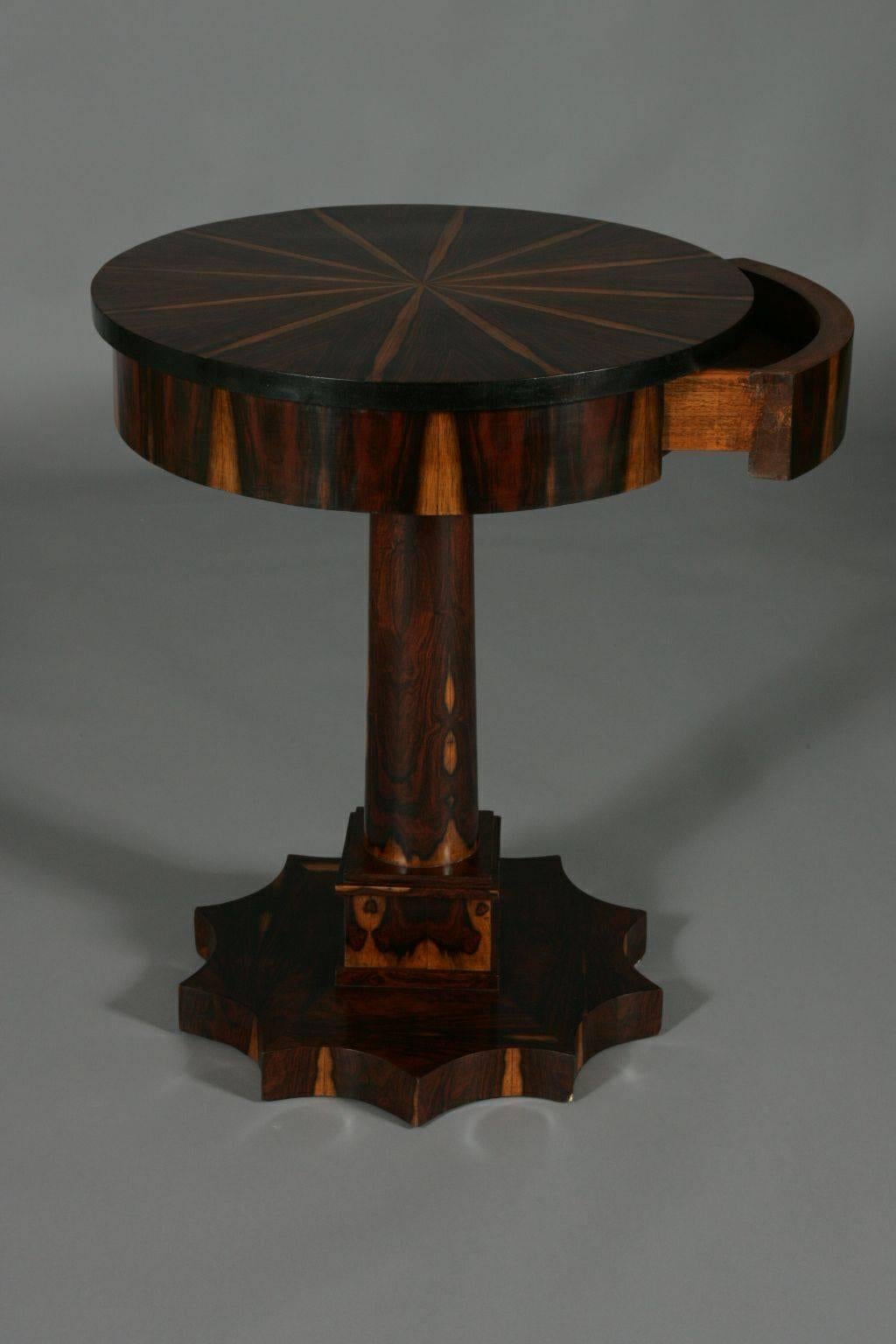 Veneer 20th Century Vienna Biedermeier Style Side Table