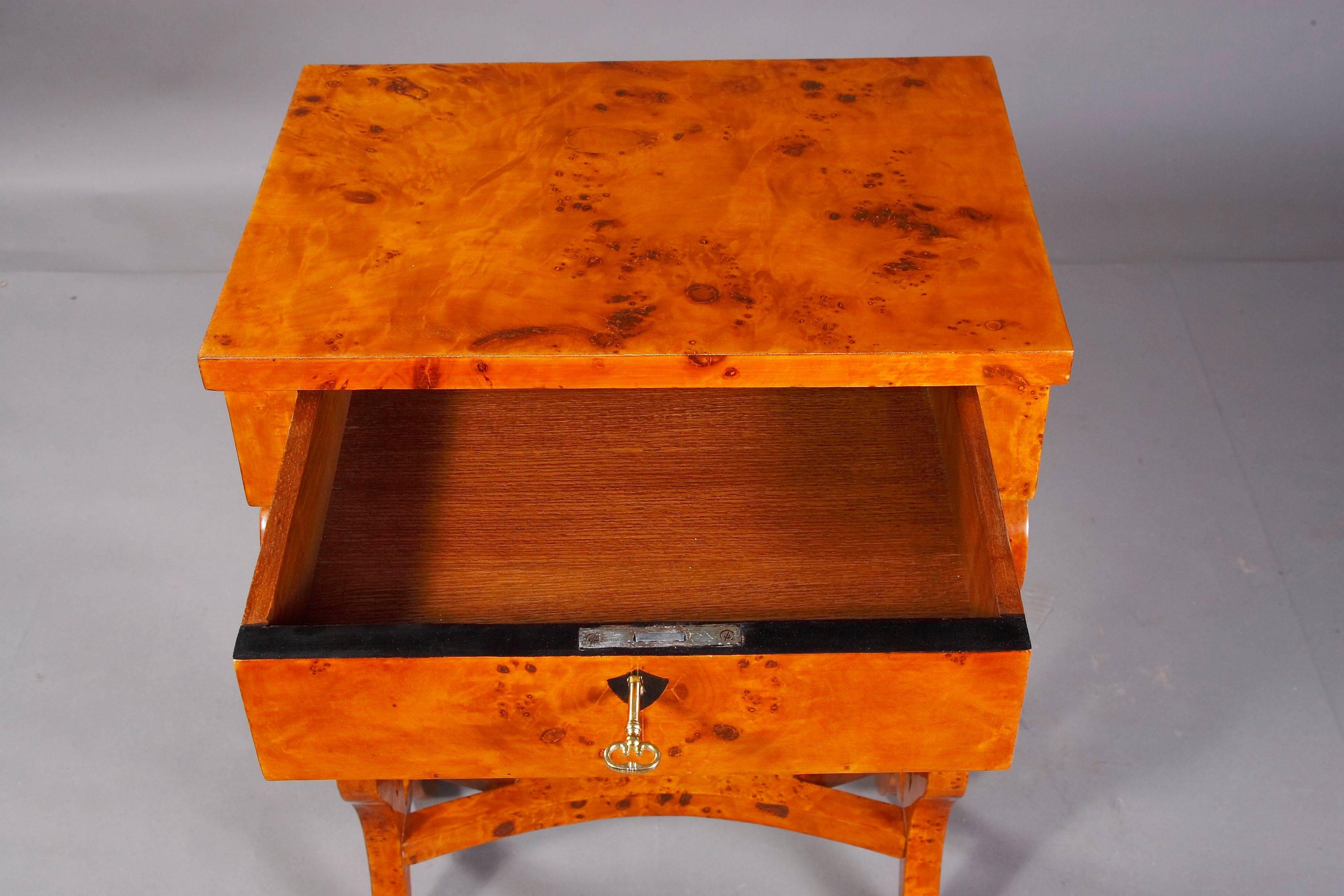 Wood 20th Century Vienna Biedermeier Style Salon Table For Sale