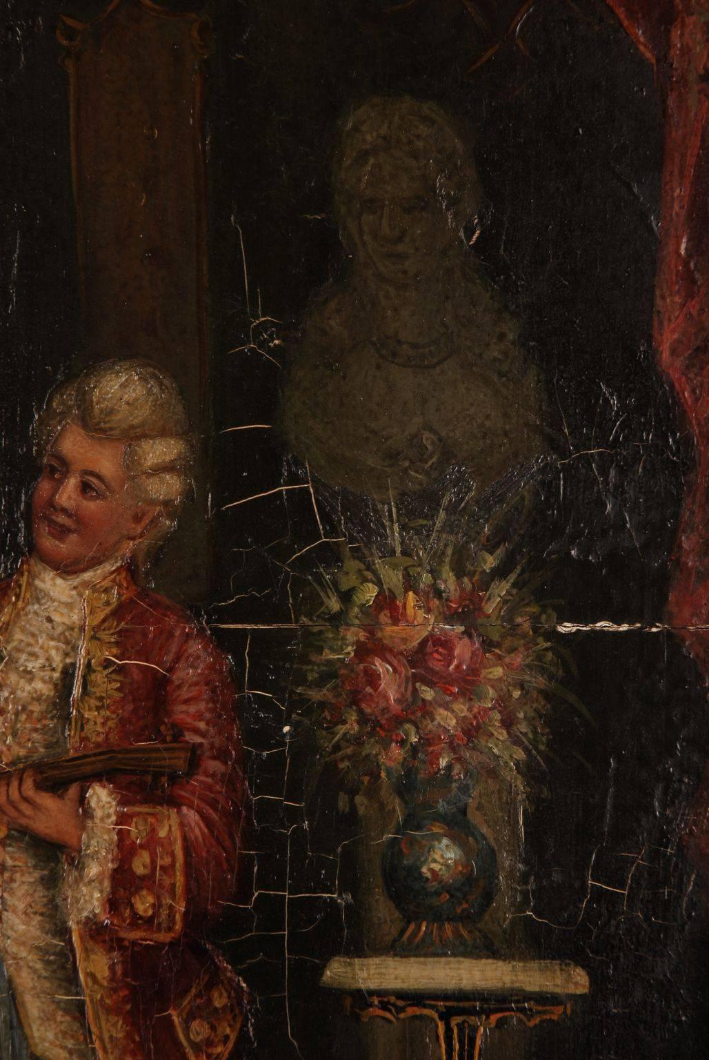 rococo oil painting