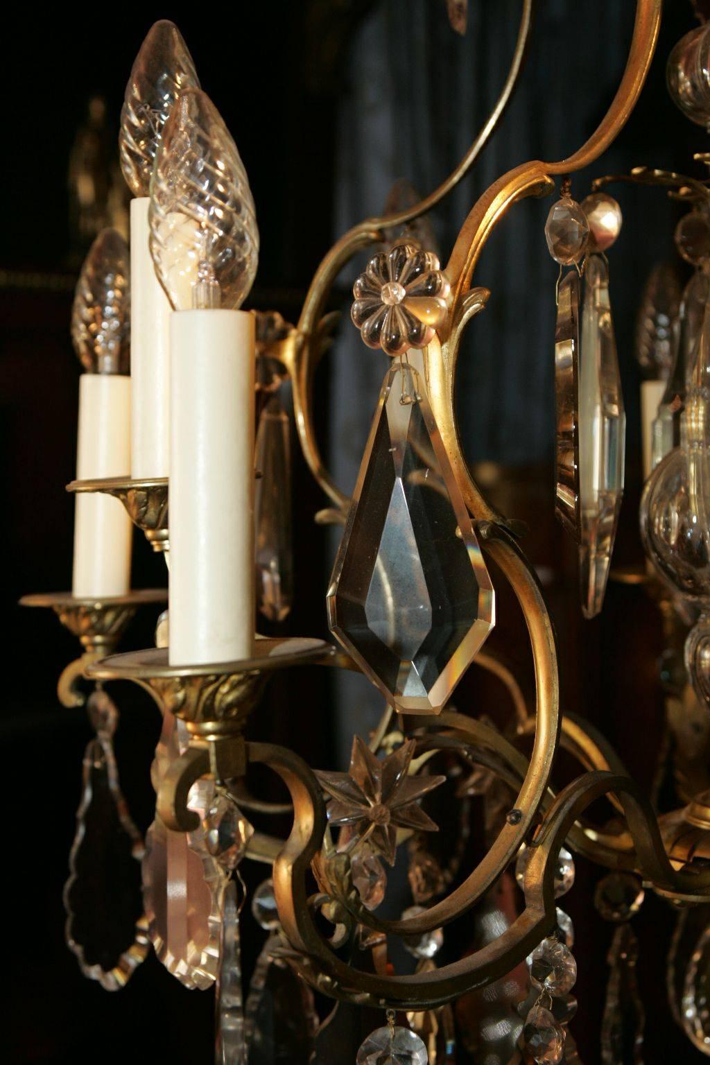 19th Century Louis XV Style French Chandelier 6