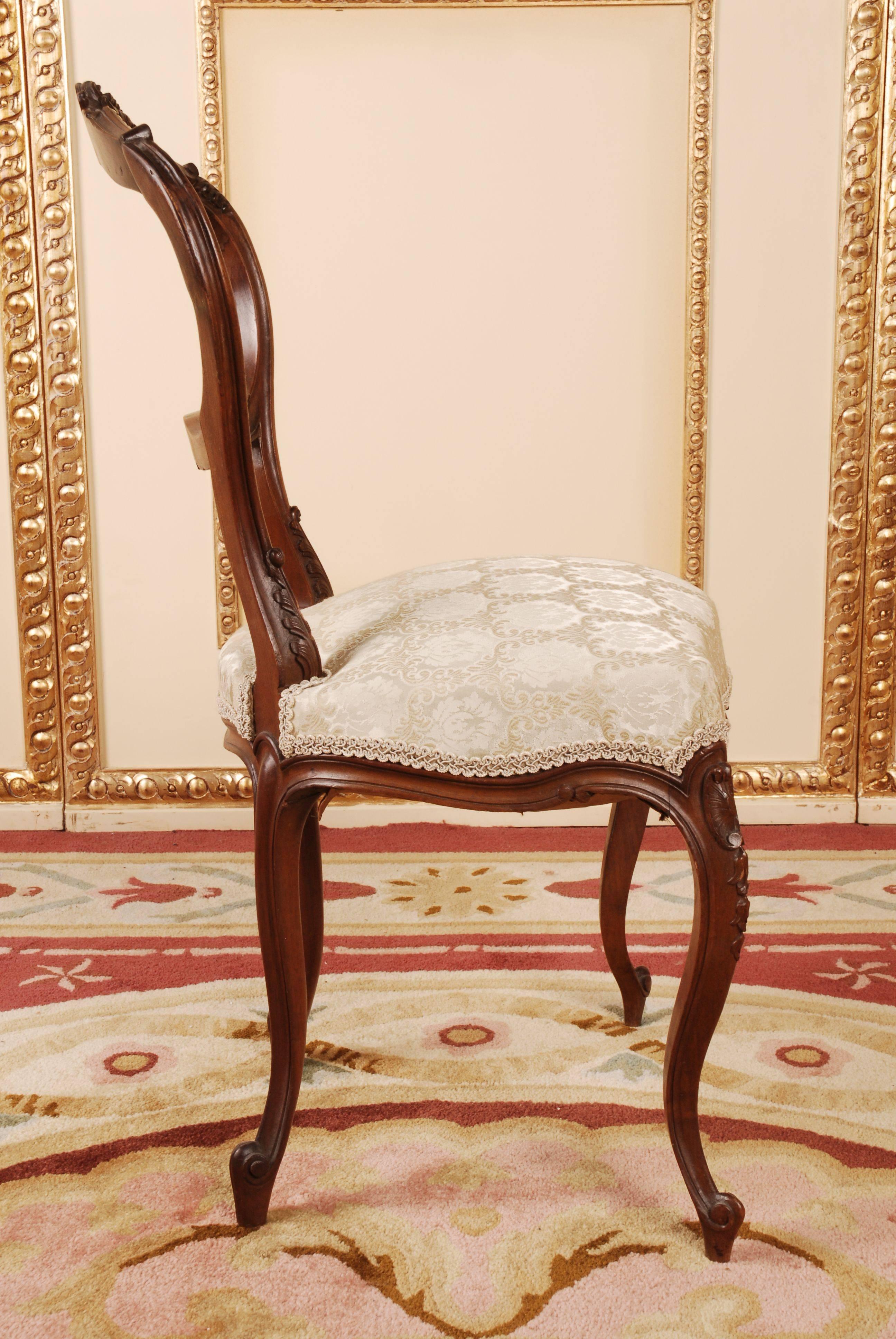 louis XVI- oder Neo-Rokoko-Stuhl des 19. Jahrhunderts im Zustand „Gut“ in Berlin, DE