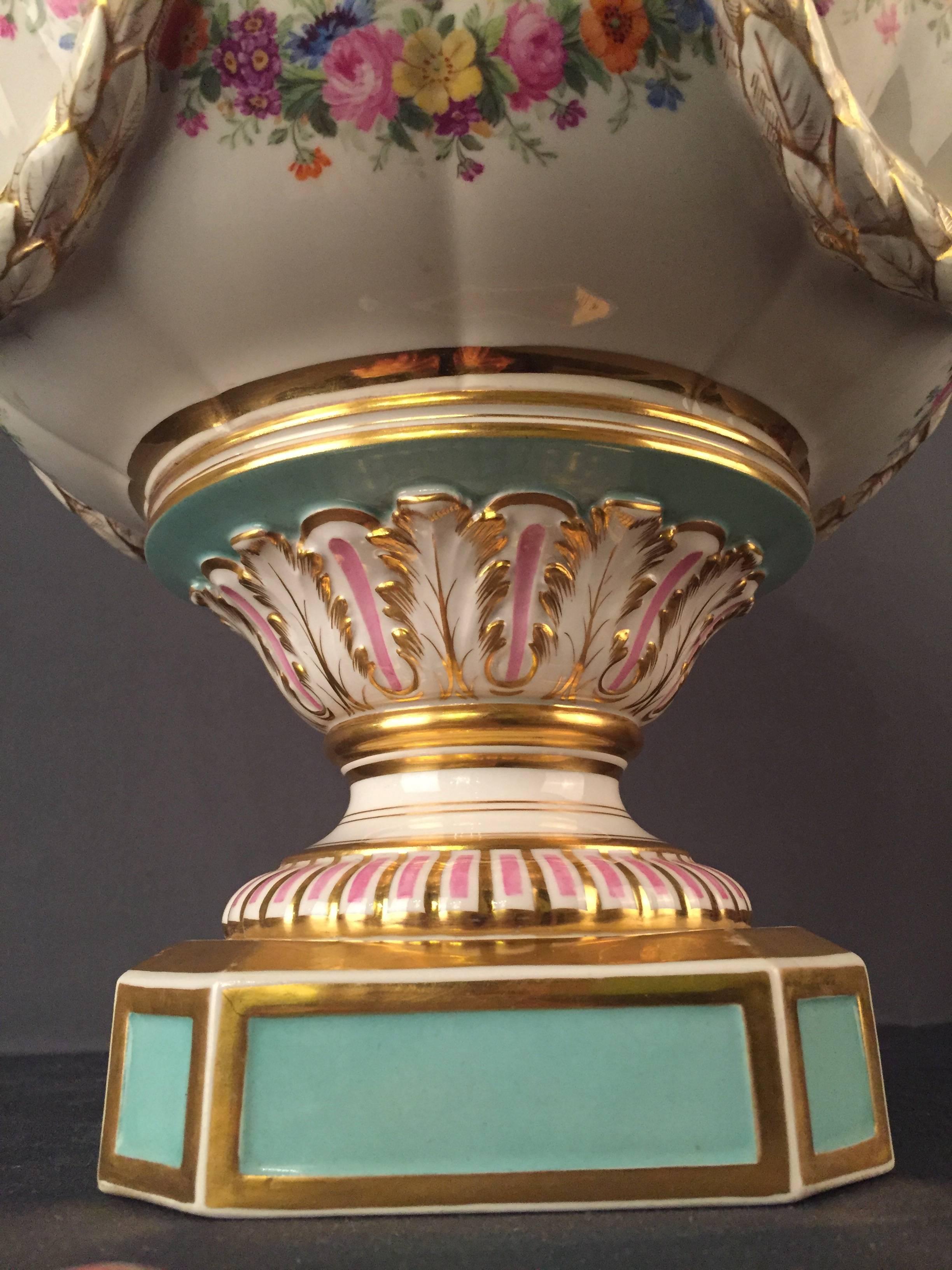 Große KPM-Berlin-Vase aus dem 19. Jahrhundert, Selten, Empire im Angebot 4