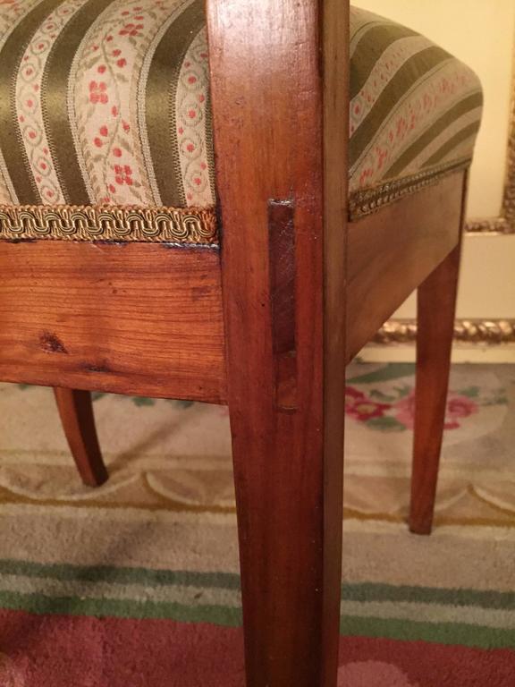 19th Century Set of Biedermeier Chairs Cherrywood 1830 For Sale at 1stDibs