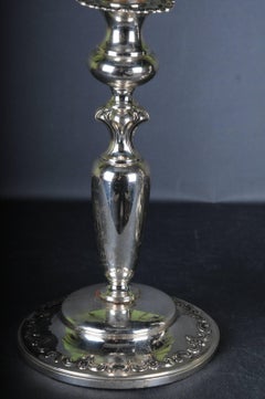 2 classic Silver Candlestick 925 Sterling Germany original Alt-Heidelberg