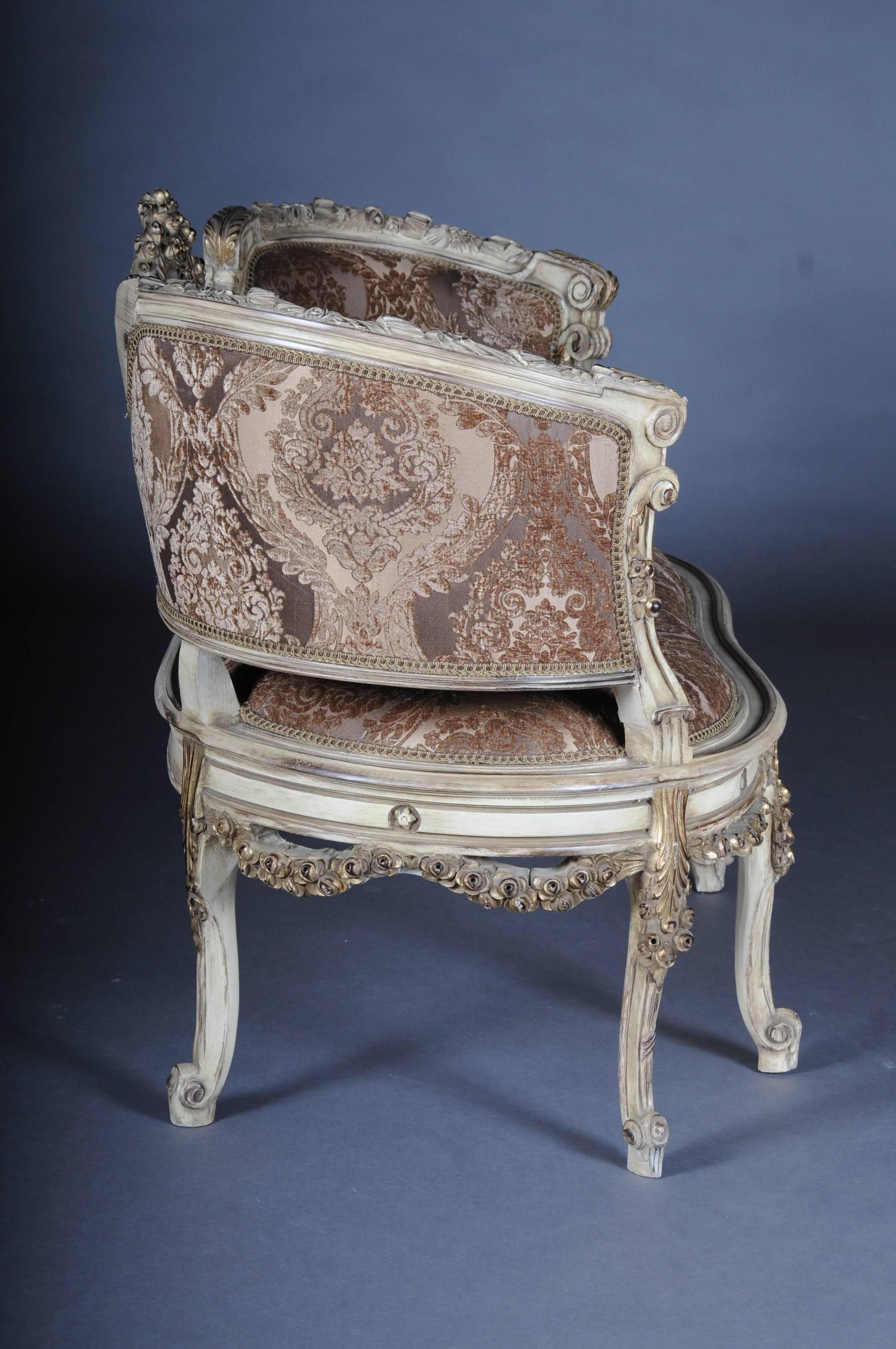 Upholstery Extremely Elegant French Sofa, Louis Seize XVI