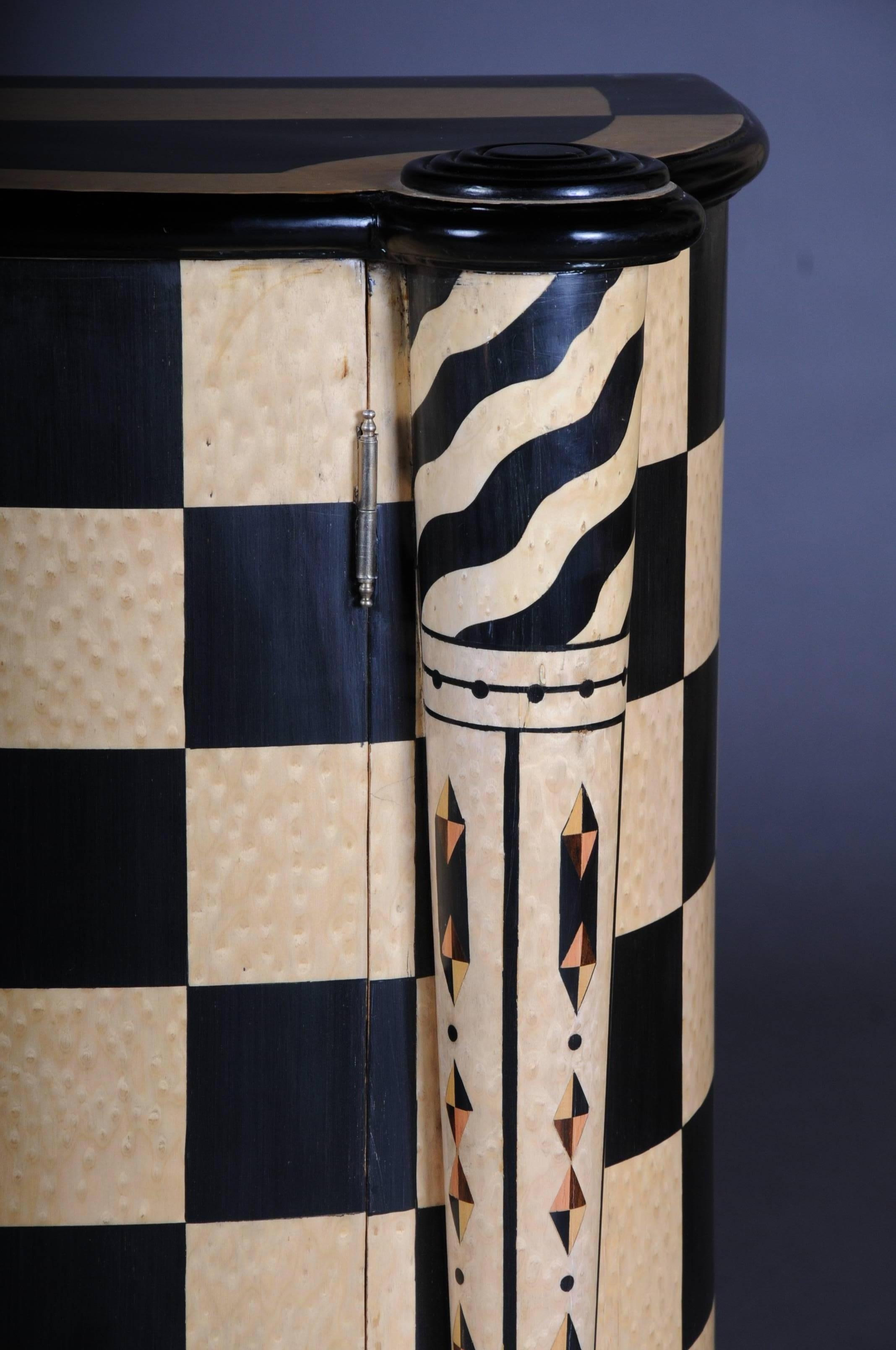 Fancy Designer Dresser Chessboard Pattern 2