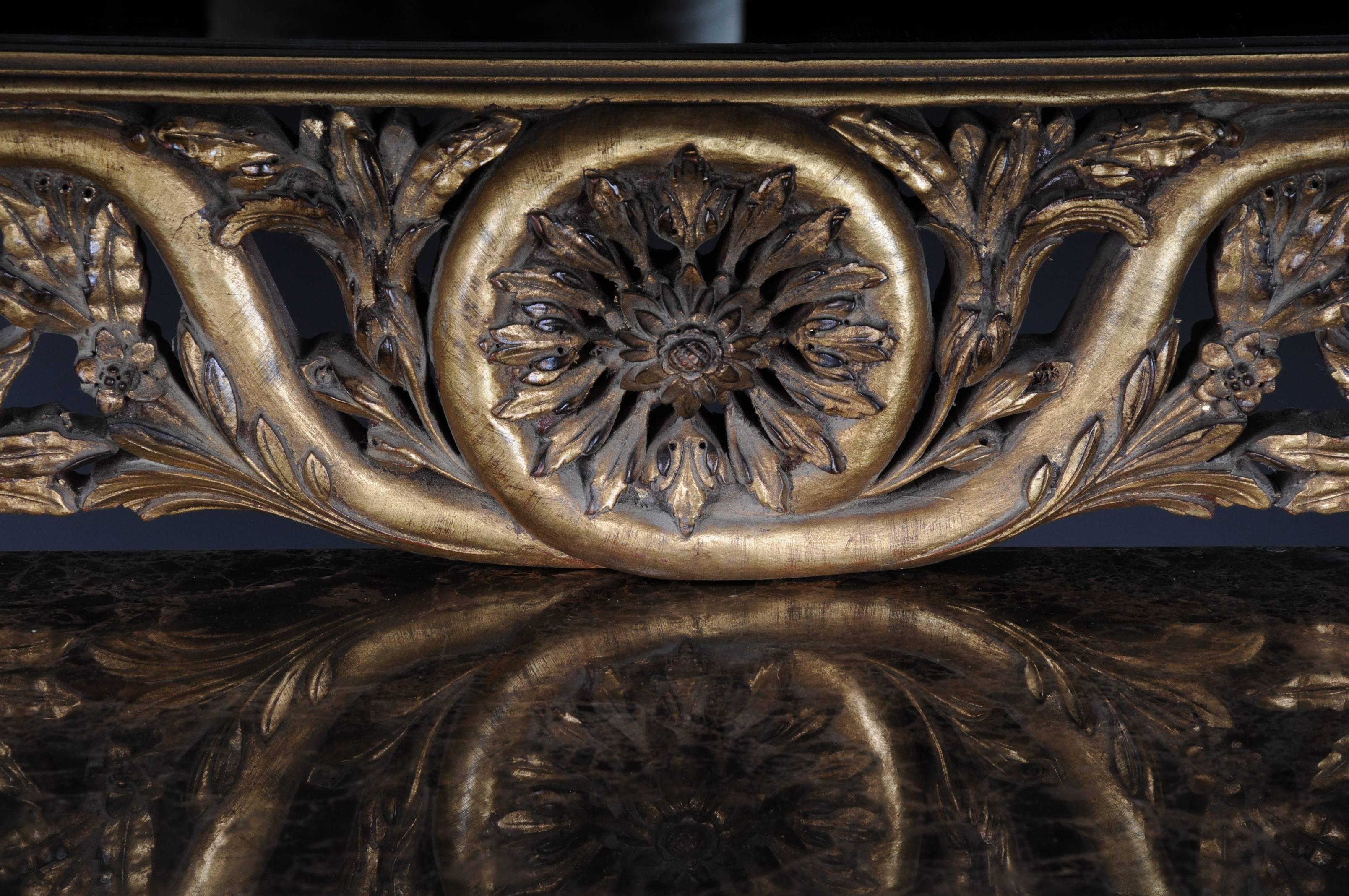 Luxurious Mirror Console, Sideboard, Table with Mirror, Louis XVI For Sale 1