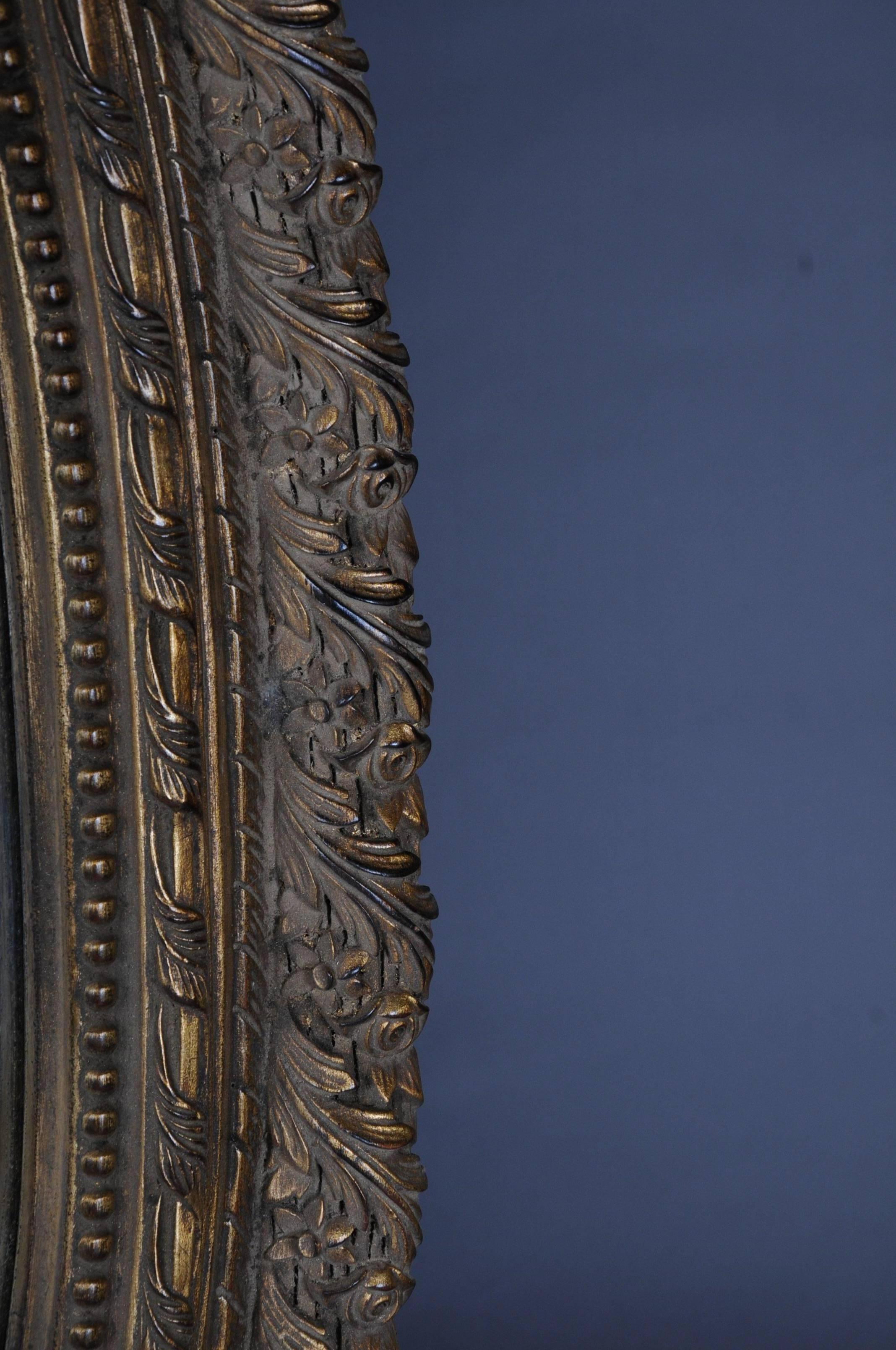 Medaillon-förmiger Spiegel in voller Länge Louis XVI (20. Jahrhundert) im Angebot