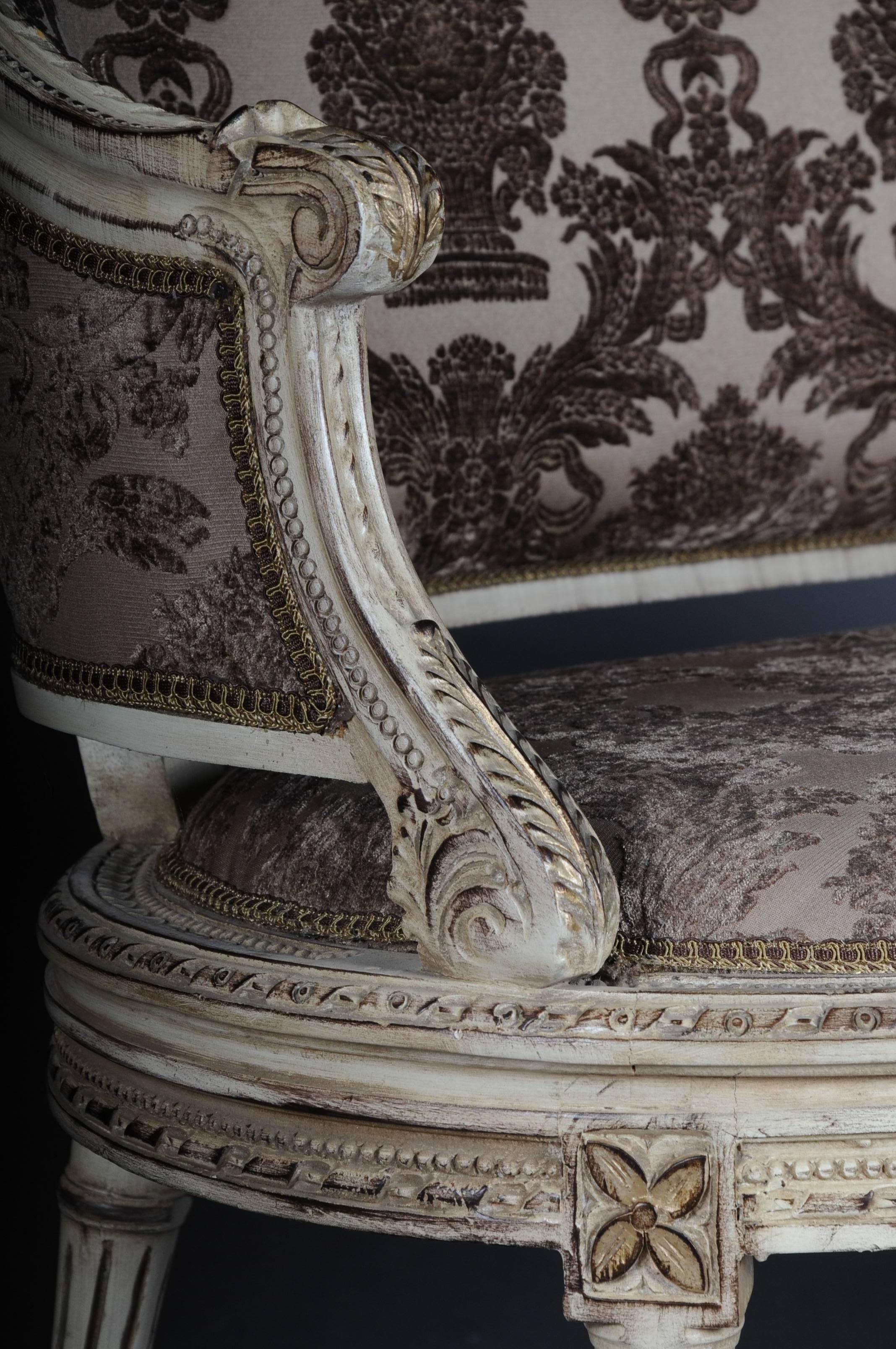 Schönes Sofa aus Canape im Louis-XVI-Stil im Zustand „Gut“ im Angebot in Berlin, DE