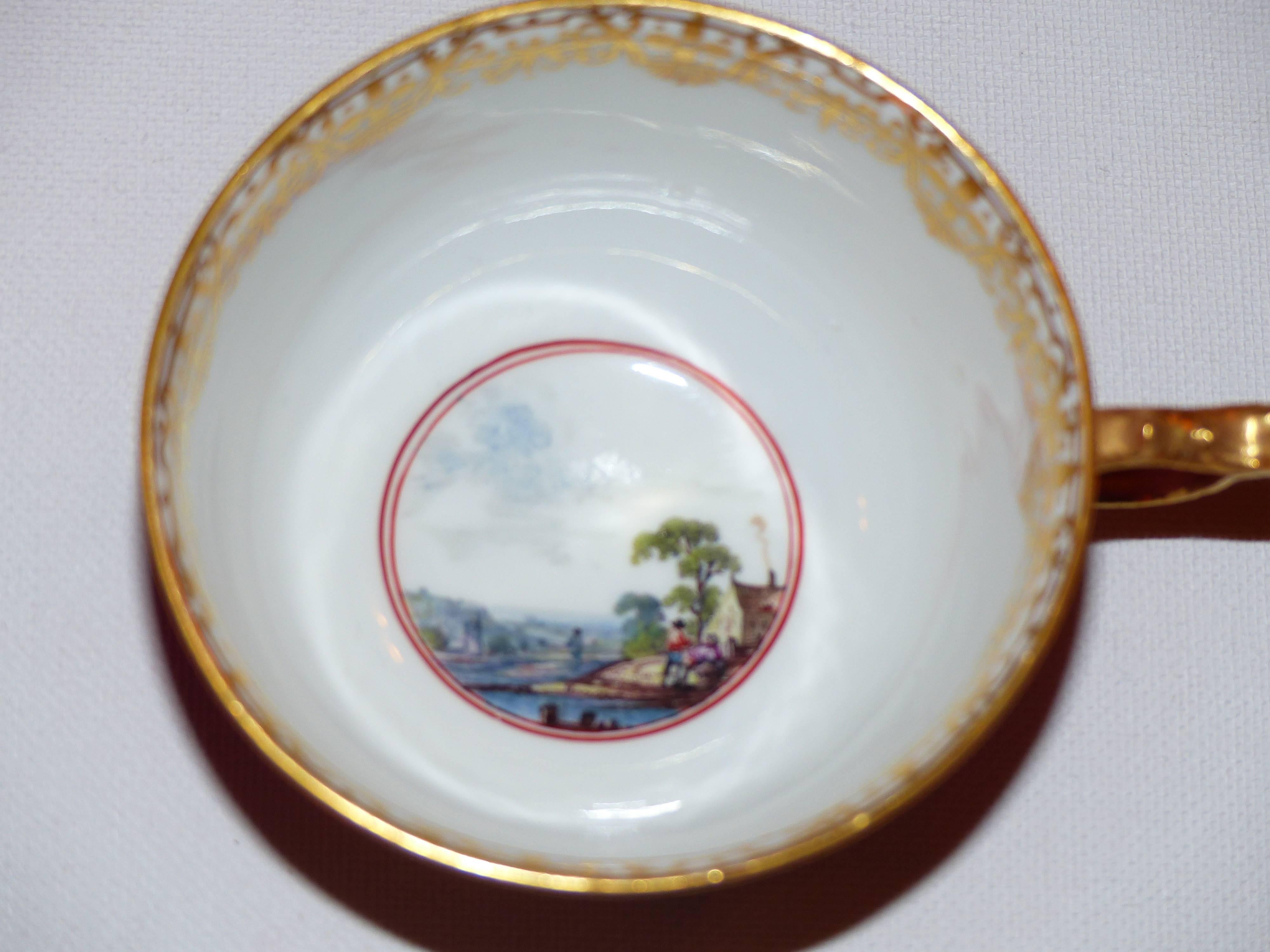 Porcelaine Service d'antiquités Meissen exclusif de Christian F. Herold, 1735-1740, rare en vente