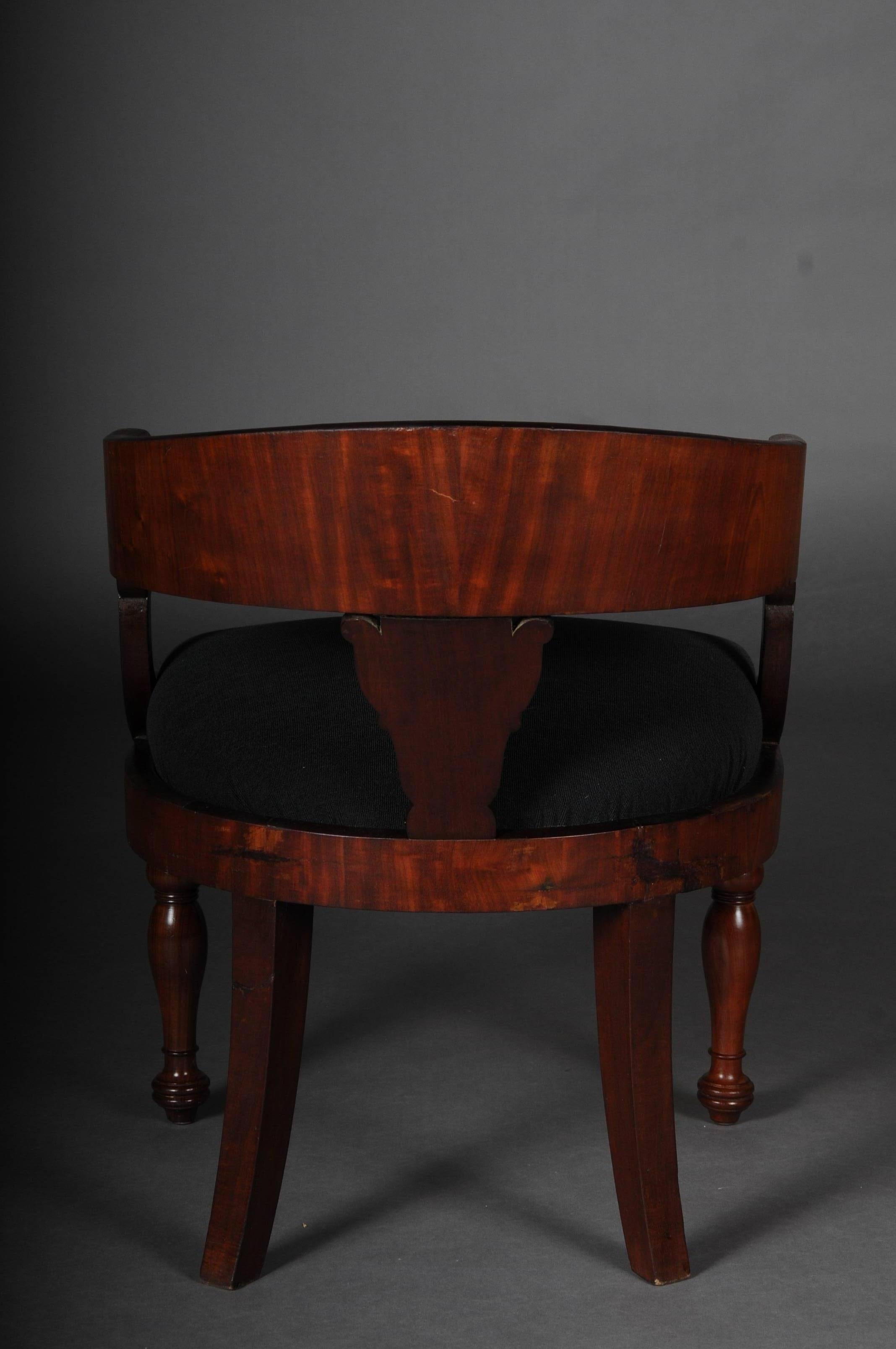 Antique Empire / Biedermeier Armchair, circa 1810, Mahogany For Sale 3