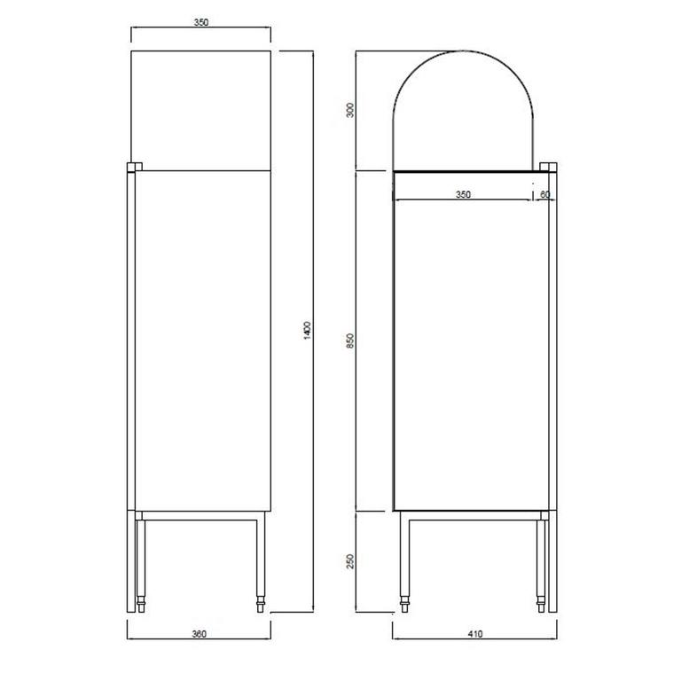 Marque Dry Bar, Contemporary Inlaid Metal For Sale at 1stDibs
