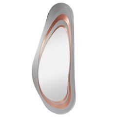 Mirrored Mirrors, Contemporary Metal Mirror, Large