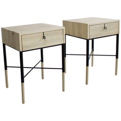 Limited Edition Phillip Side Table and Nightstand Set, in Stock